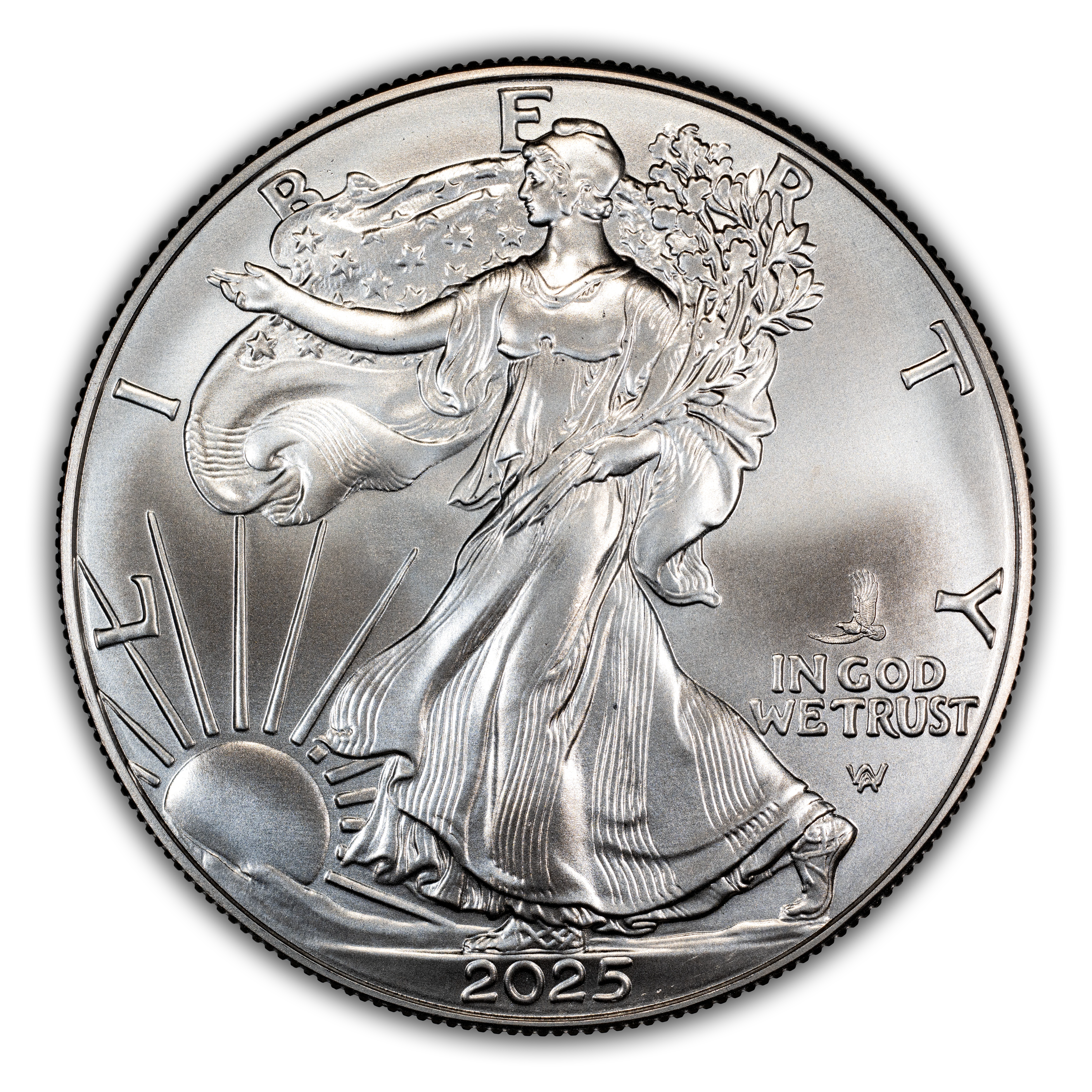 2025-(P) $1 Silver Eagle, Eagle Privy MS