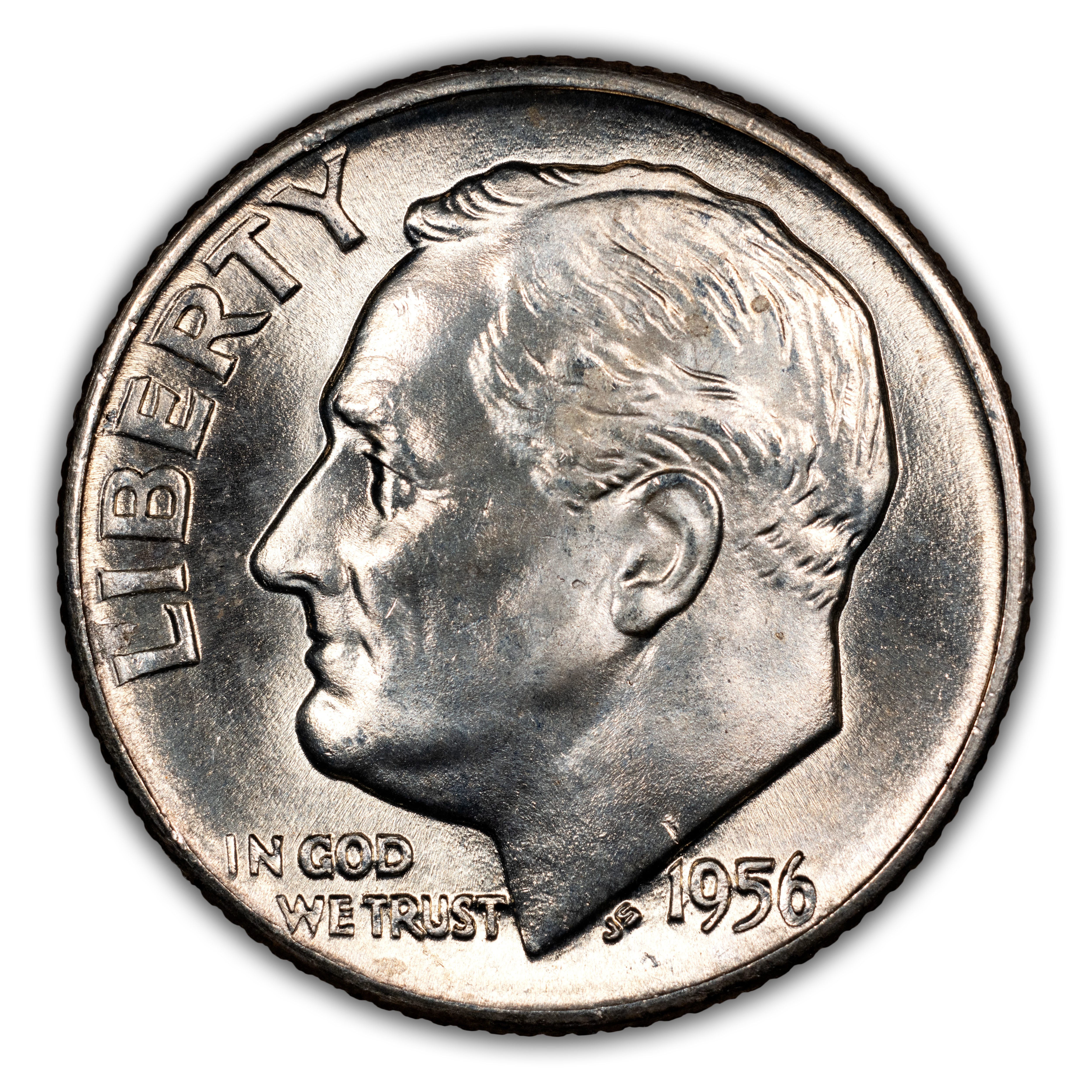 1956-D 10c MS