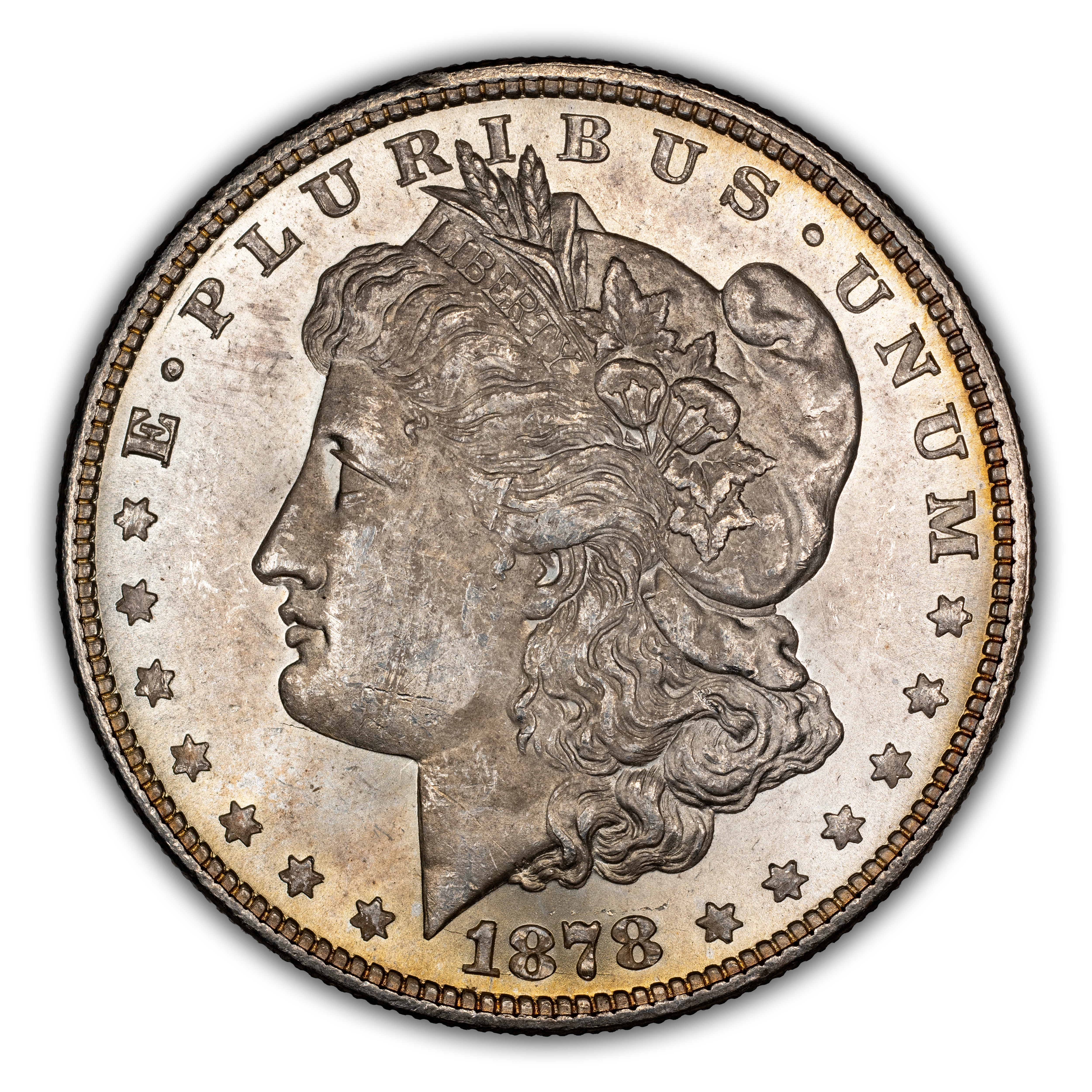 1878 8TF $1 Tripled E, VAM-7 MS