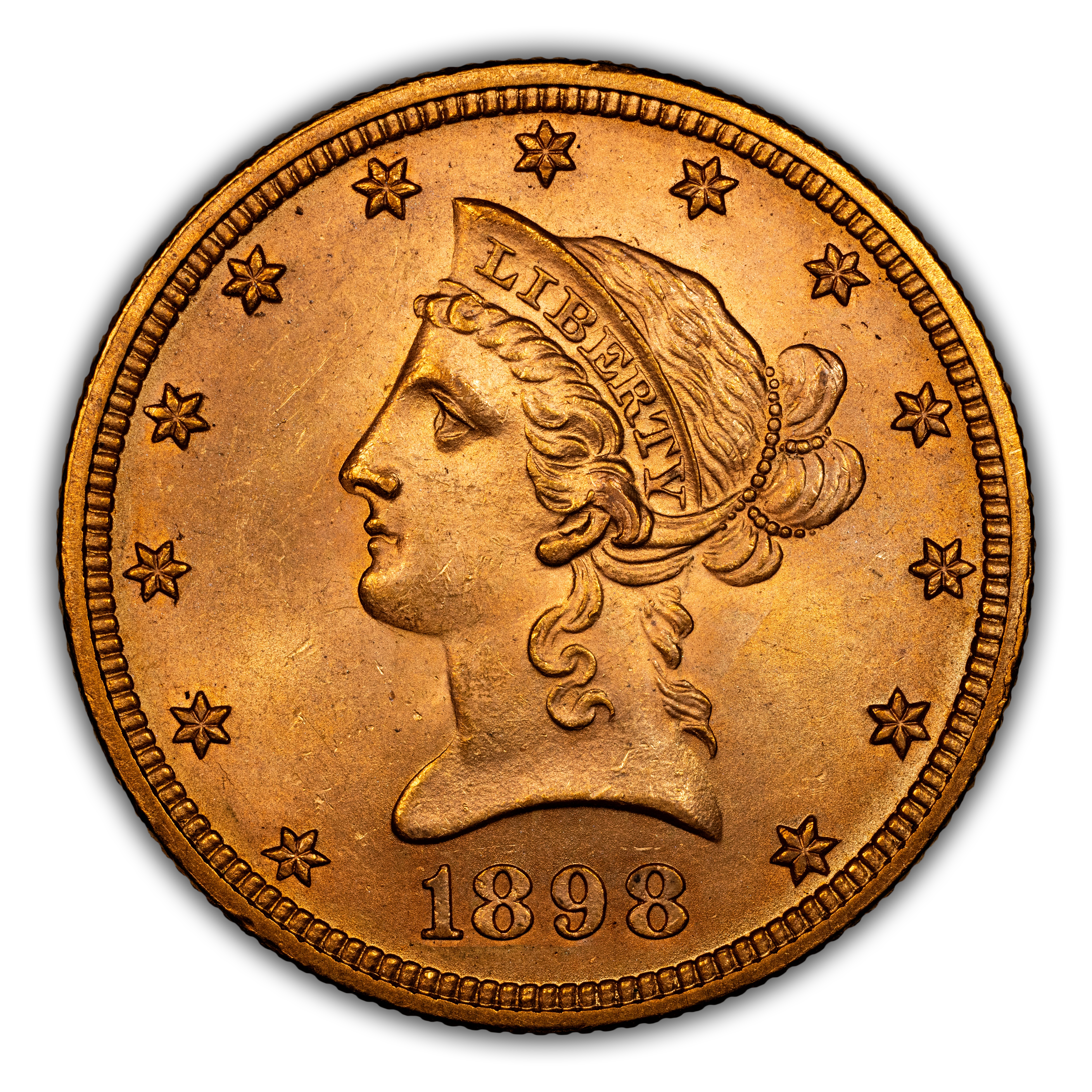1898 $10 MS