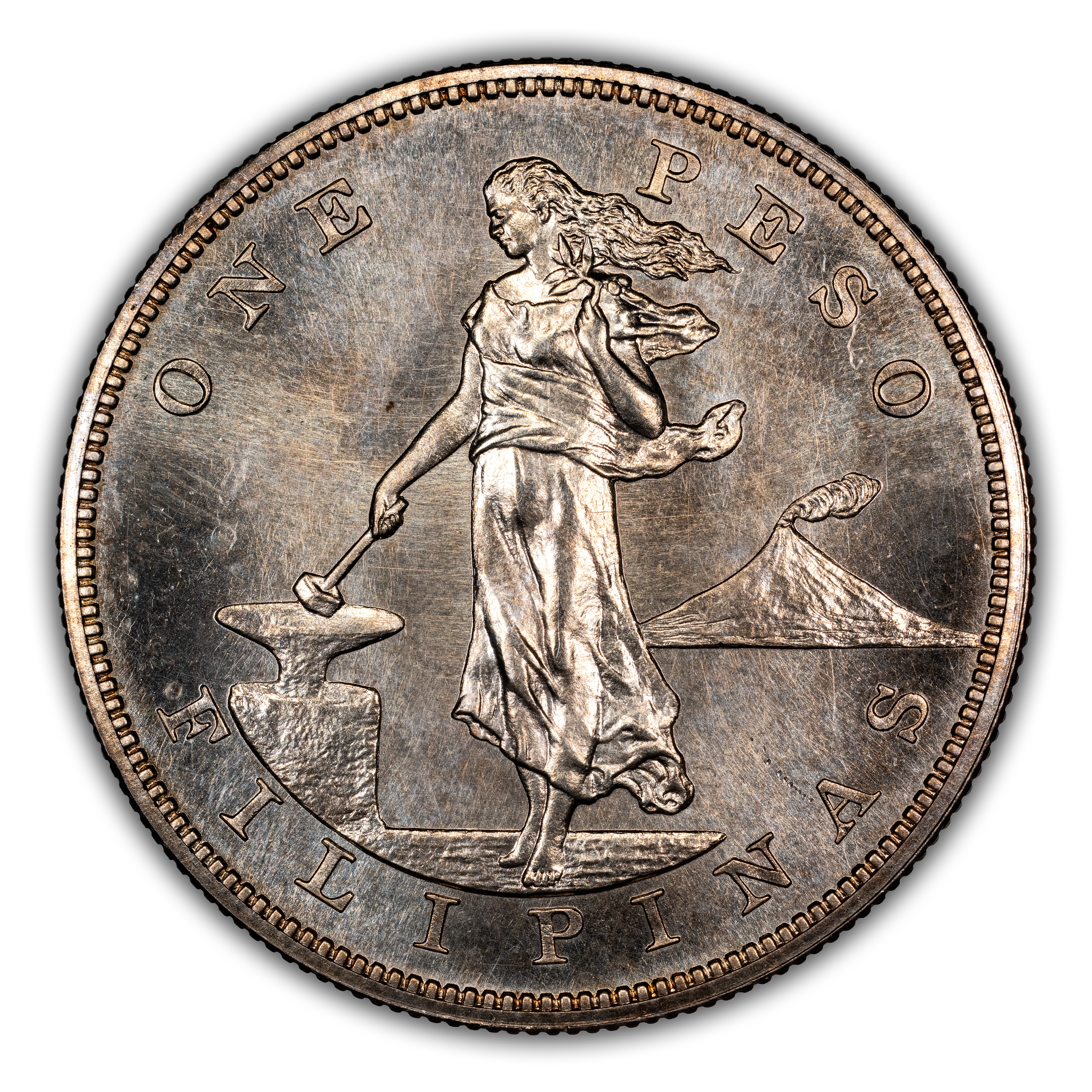 1905 Peso U.S. Philippines PR