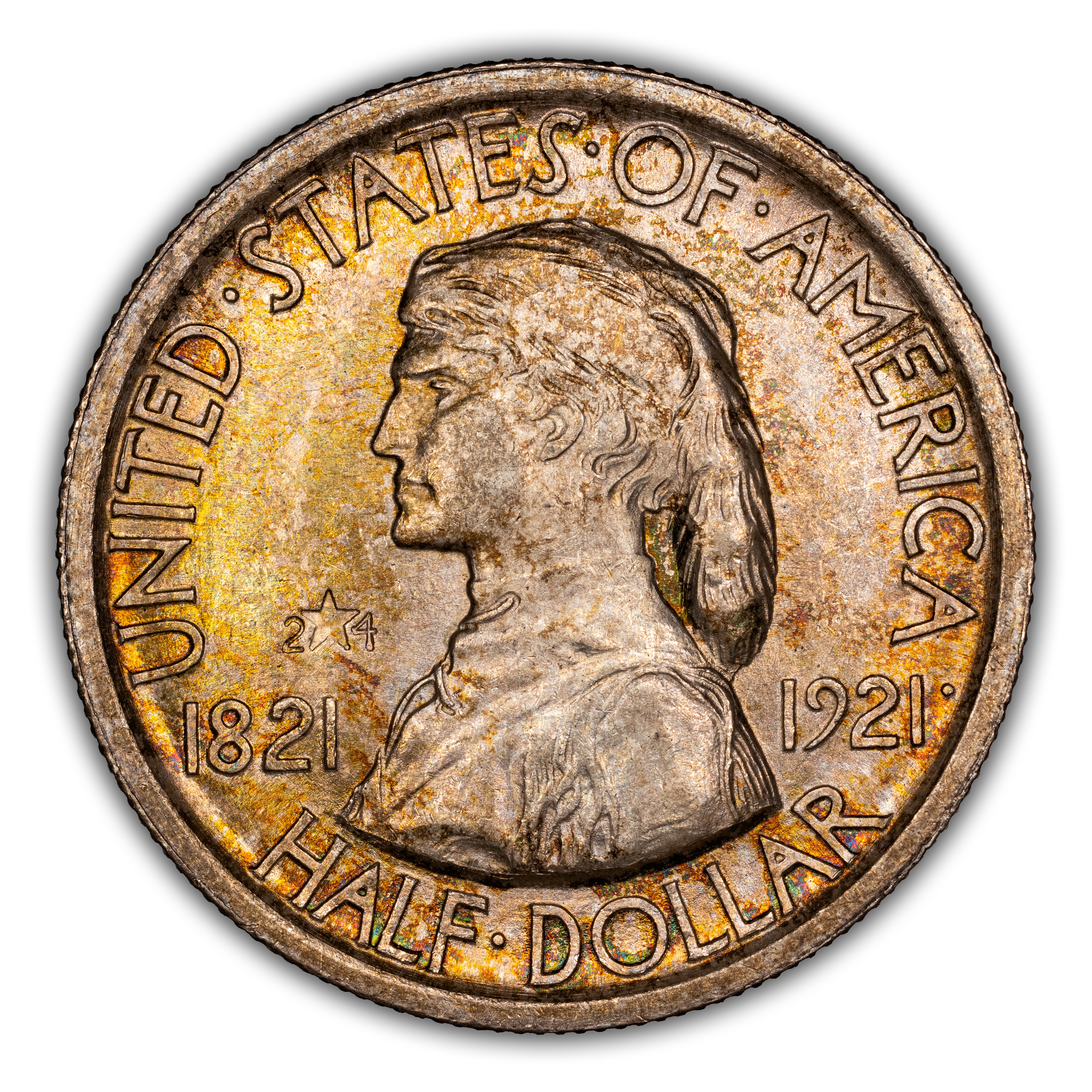 1921 50c Missouri, 2x4 MS