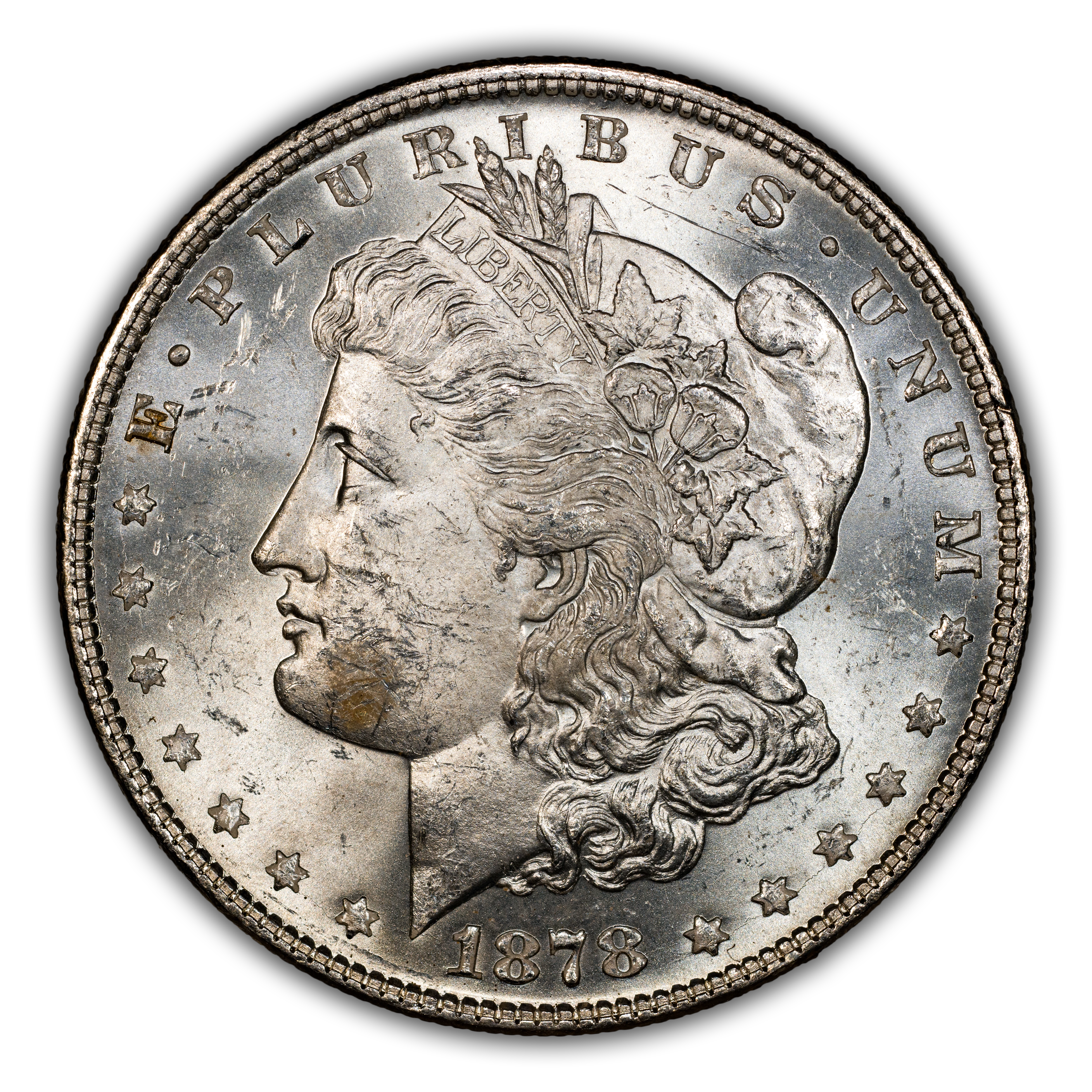 1878 7/8TF $1 Strong, 7/5, VAM-38 MS