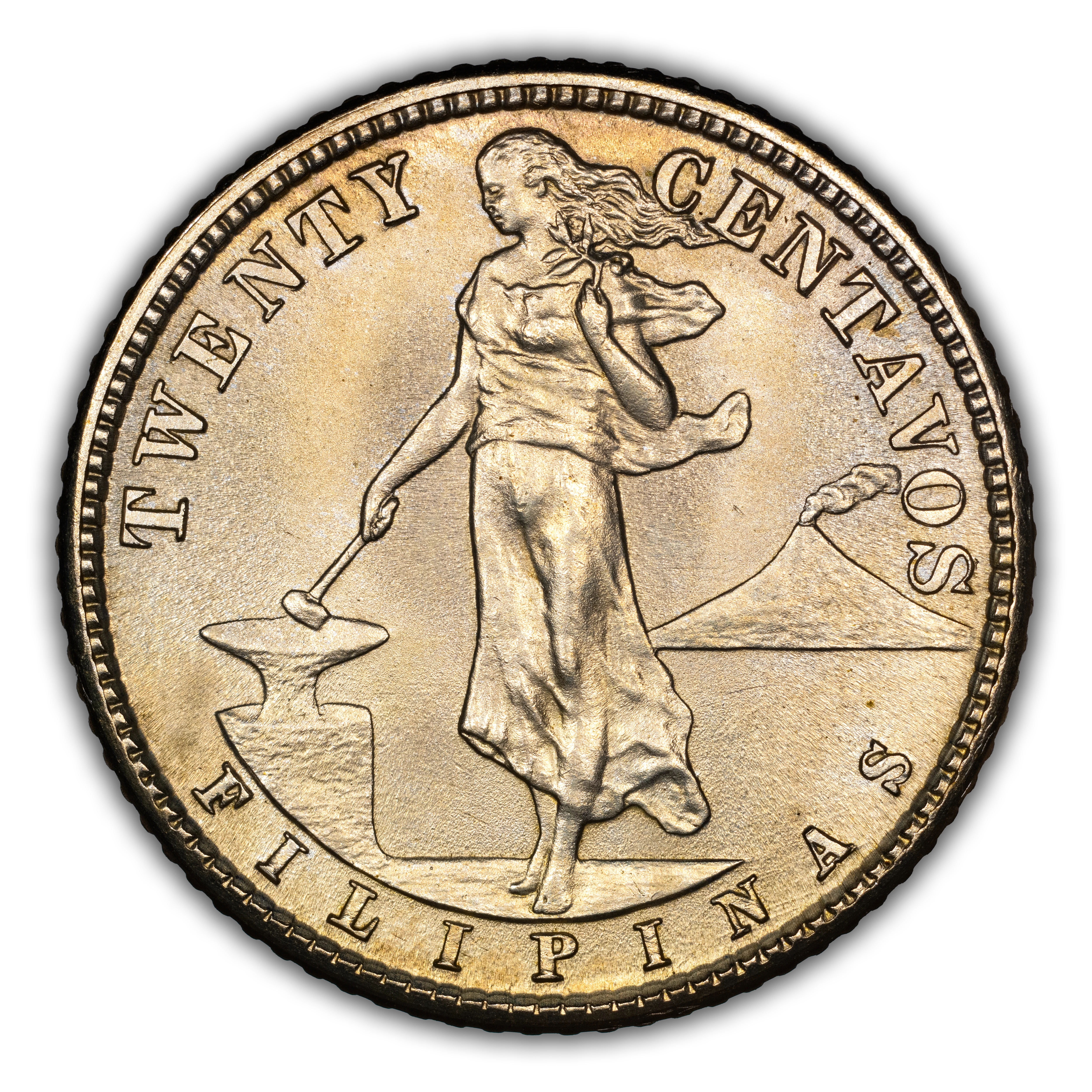 1944-D/S 20c U.S. Philippines, OMM, Allen-12.04a, FS-501 MS