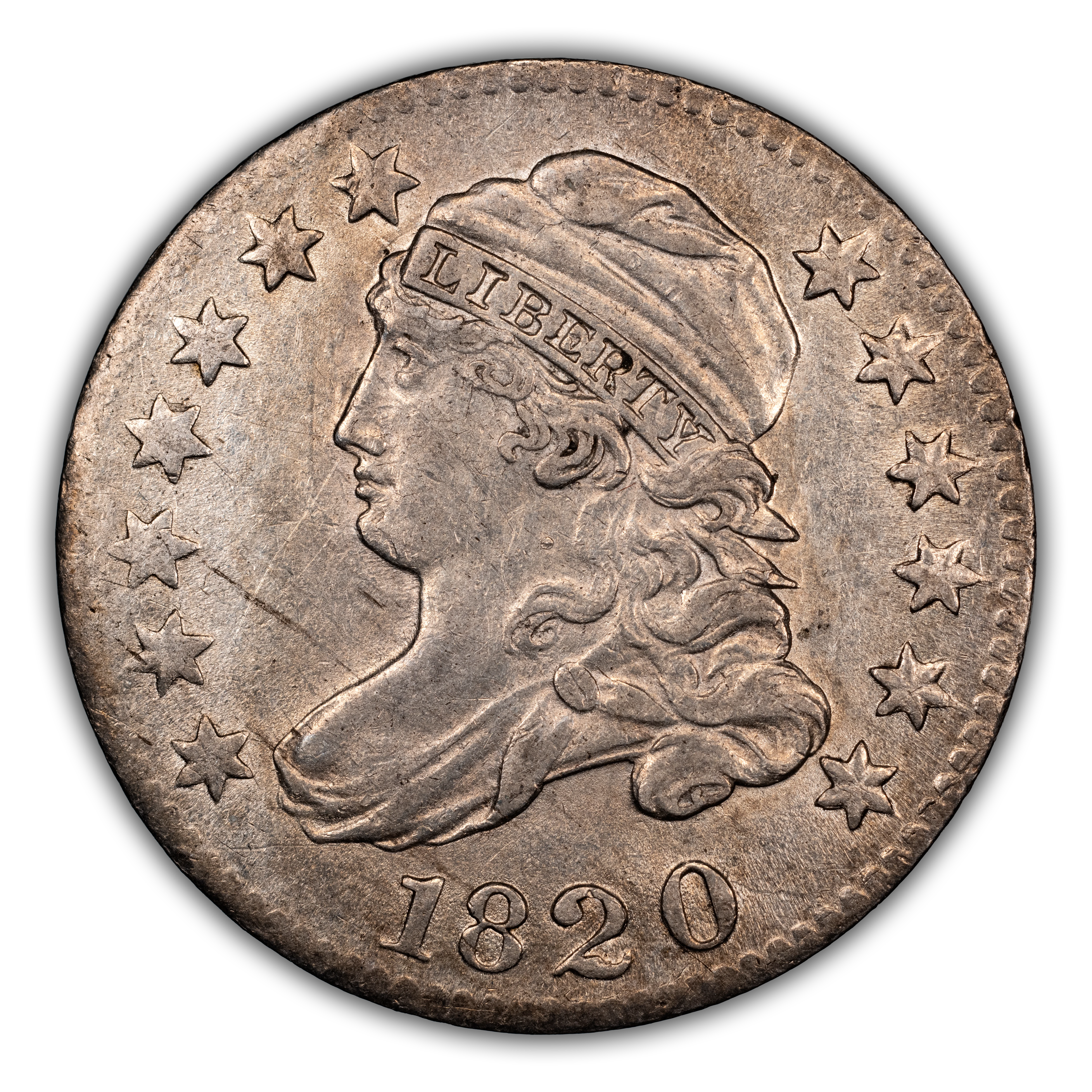 1820 10c Small 0, JR-2 MS