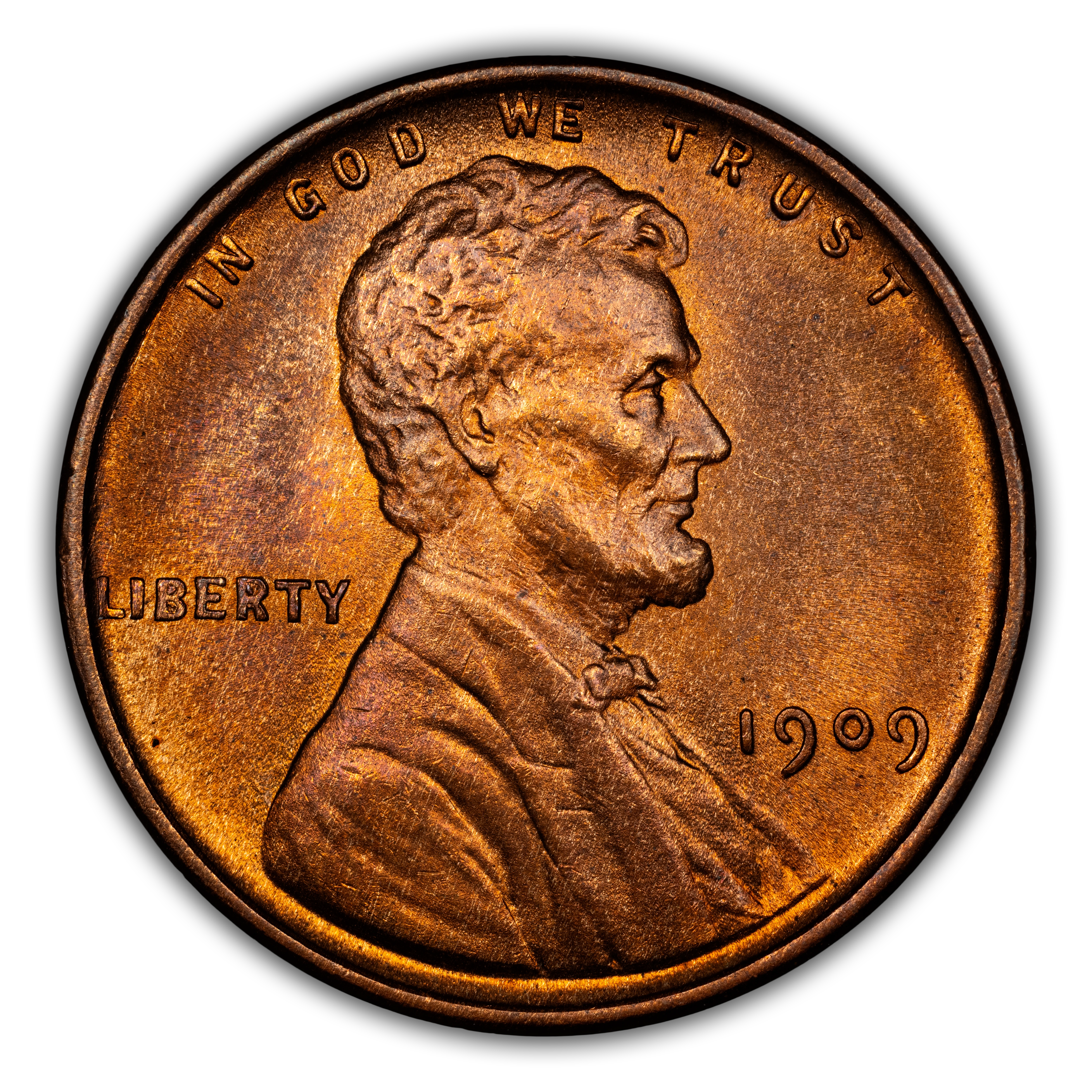 1909 VDB 1c Doubled Die Obverse, FS-1102 MS RD