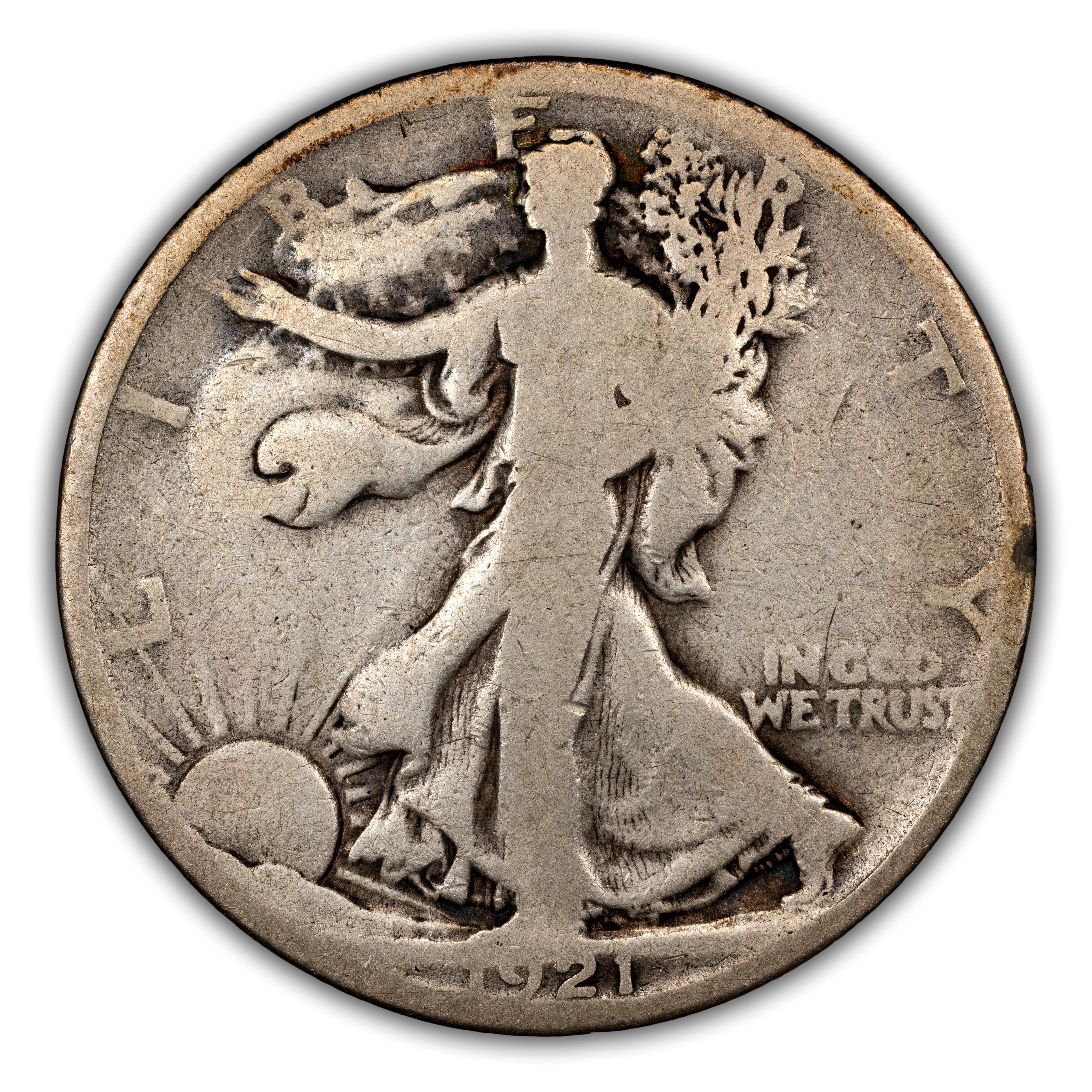 アメリカ合衆国 鷲と女性デザイン  1921 cac_275424514_275424514-3.webp