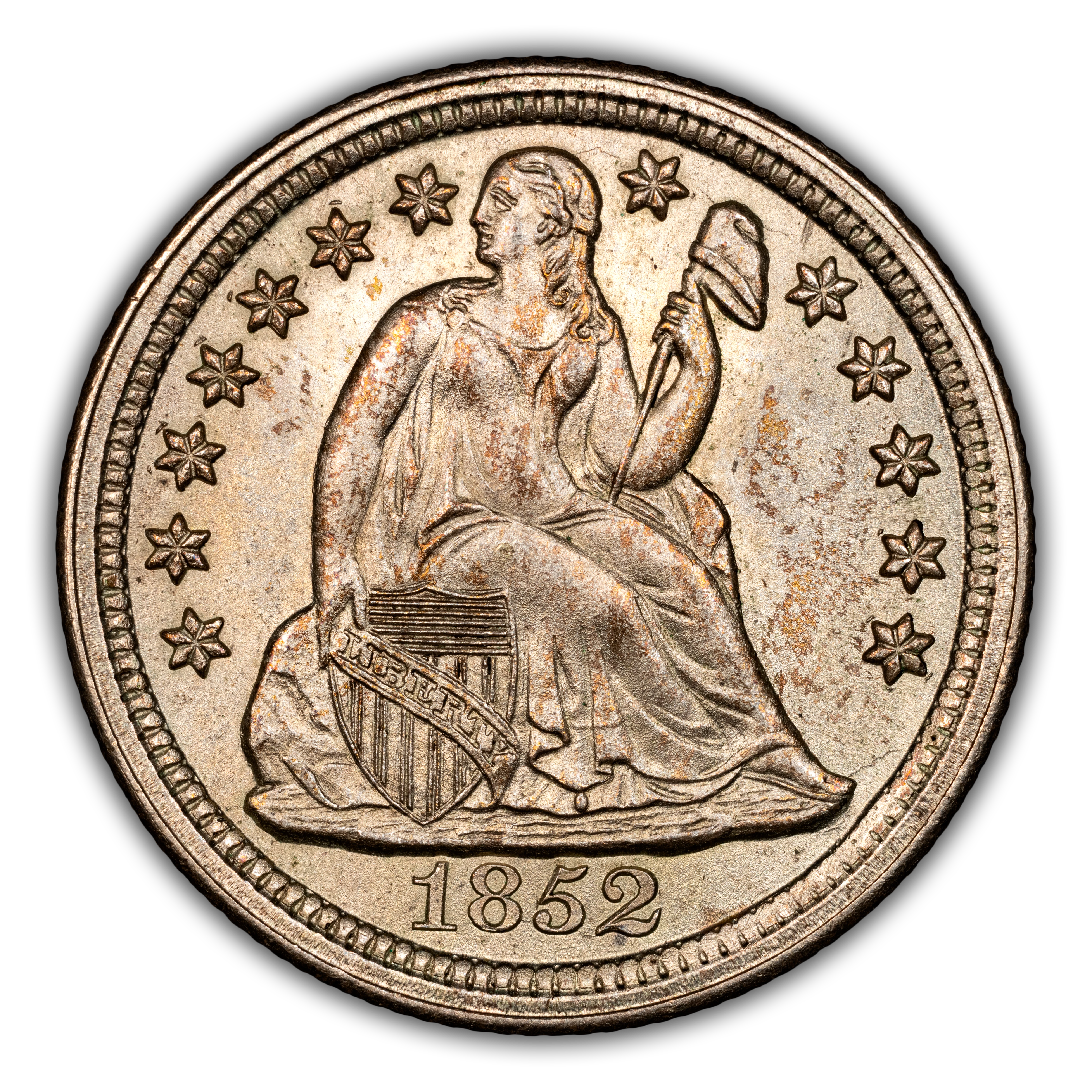 1852 10c MS