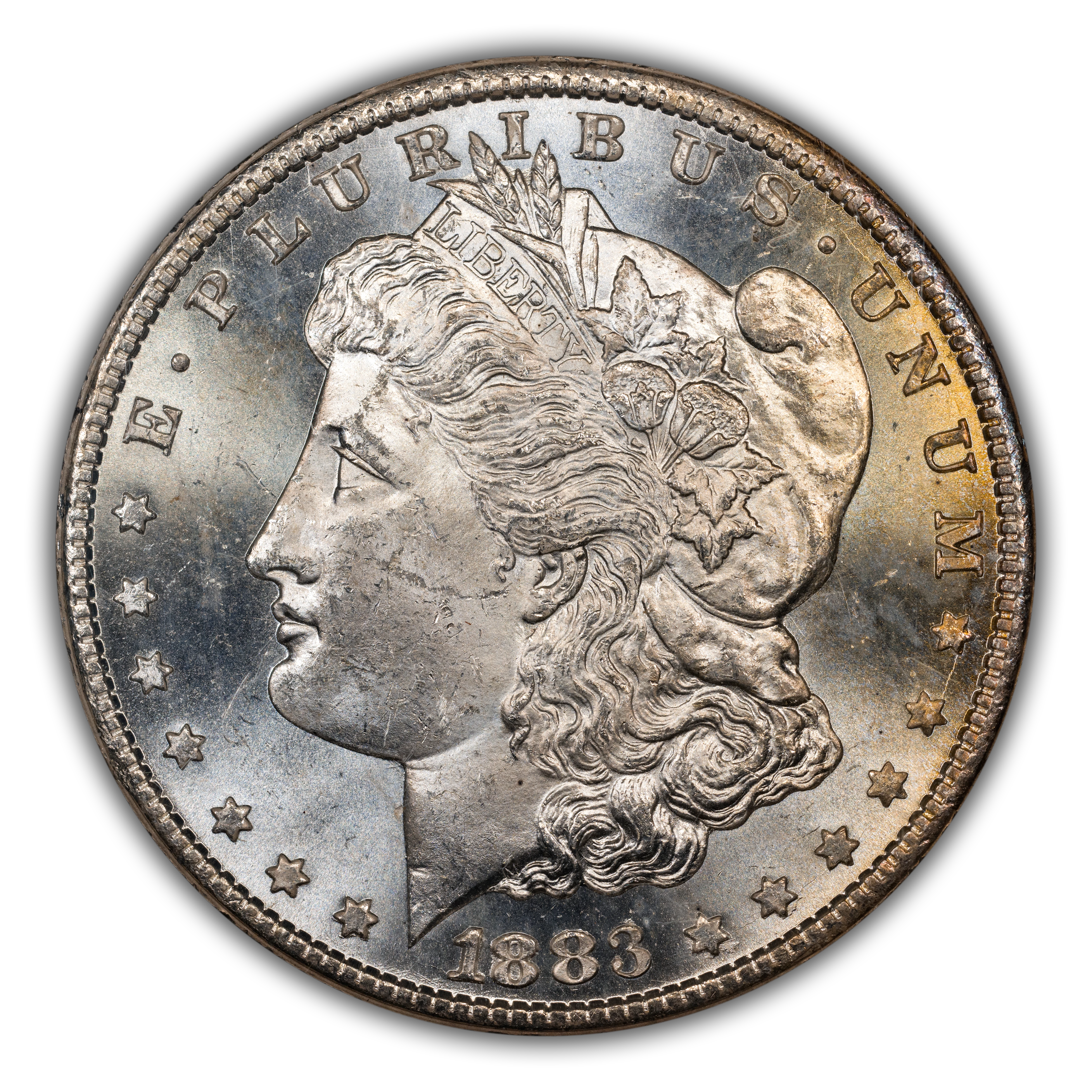 1883-CC $1 GSA Hoard, Doubled Date, VAM-8 MS