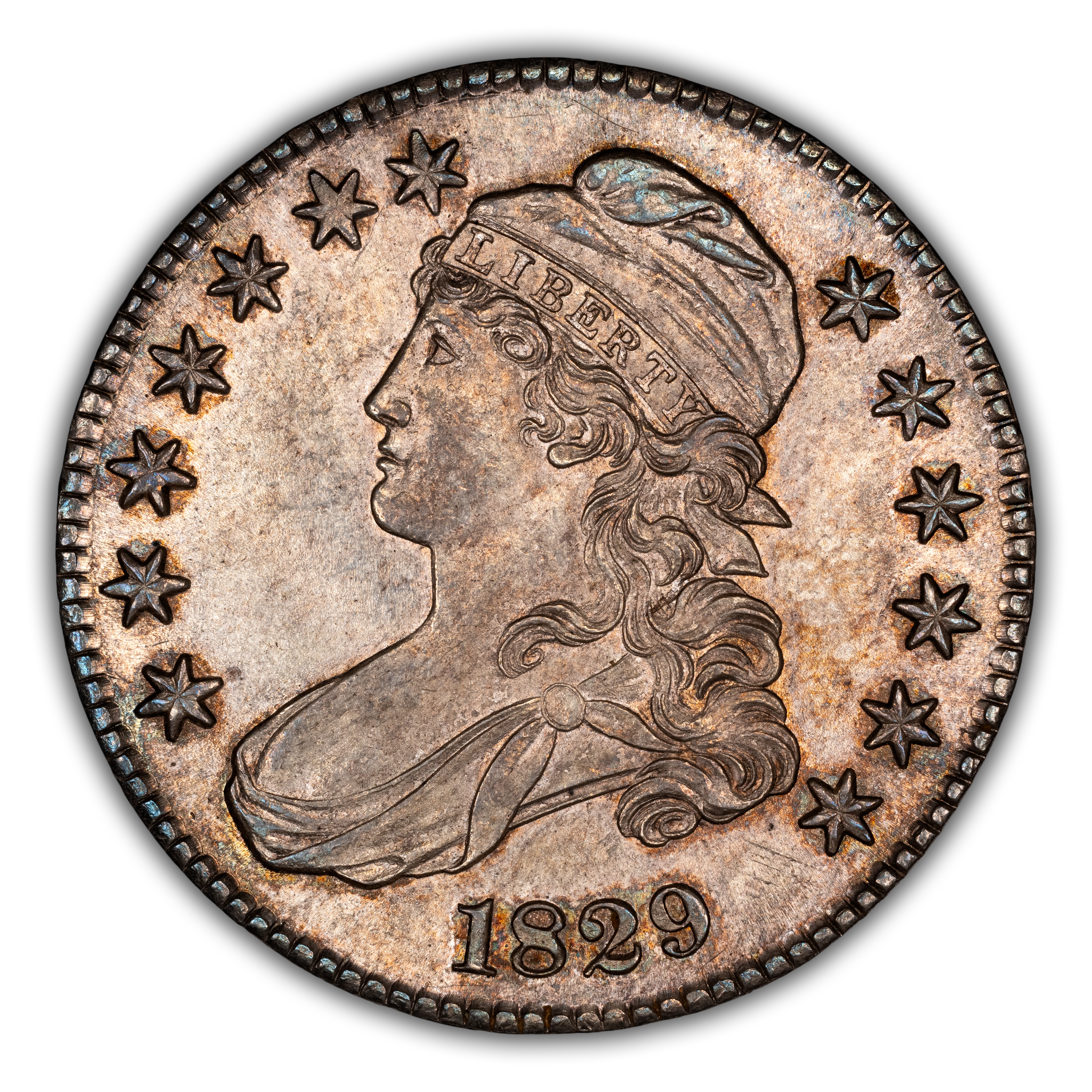 1829 50c Small Letters, O-112 MS