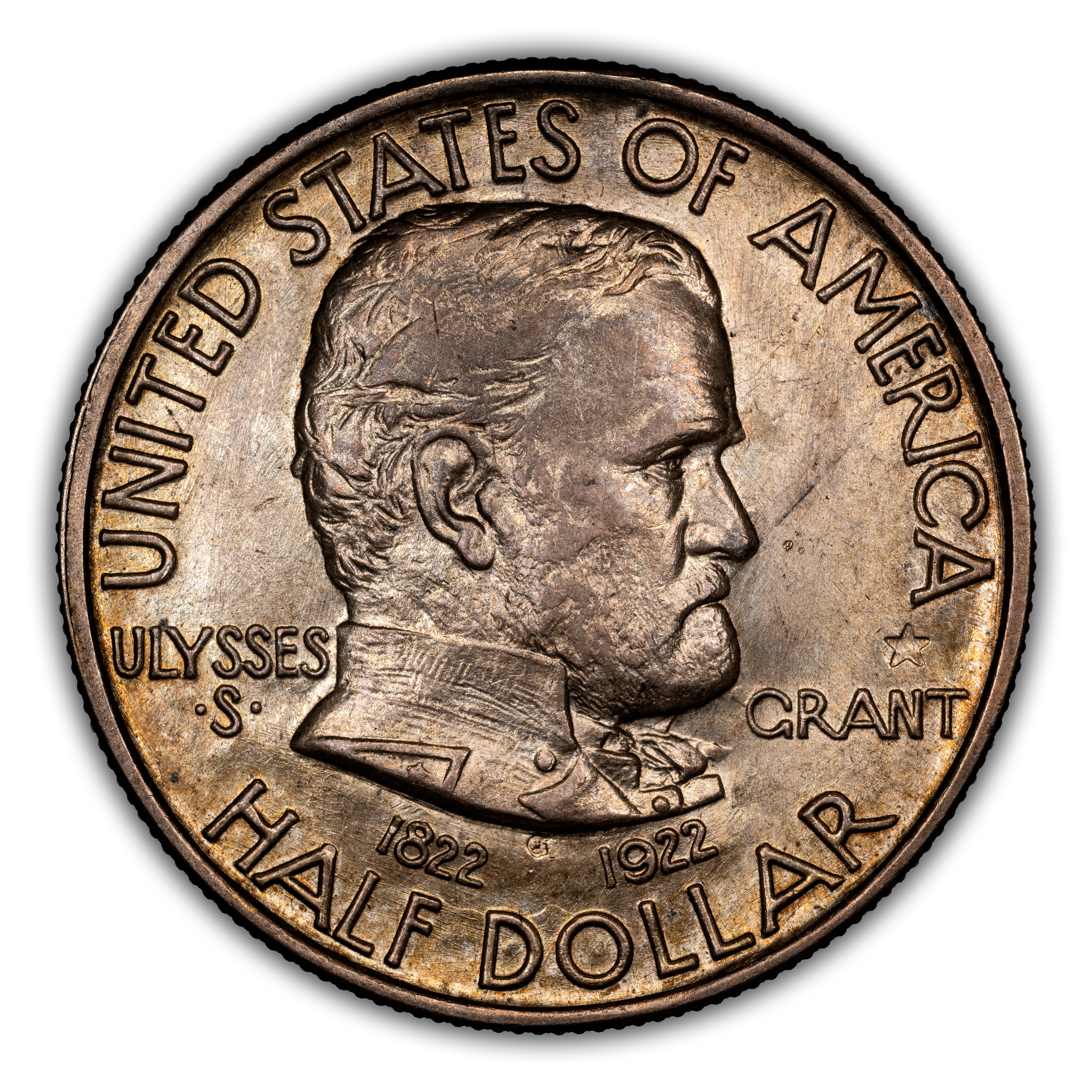 1922 50c Grant Memorial, with Star MS