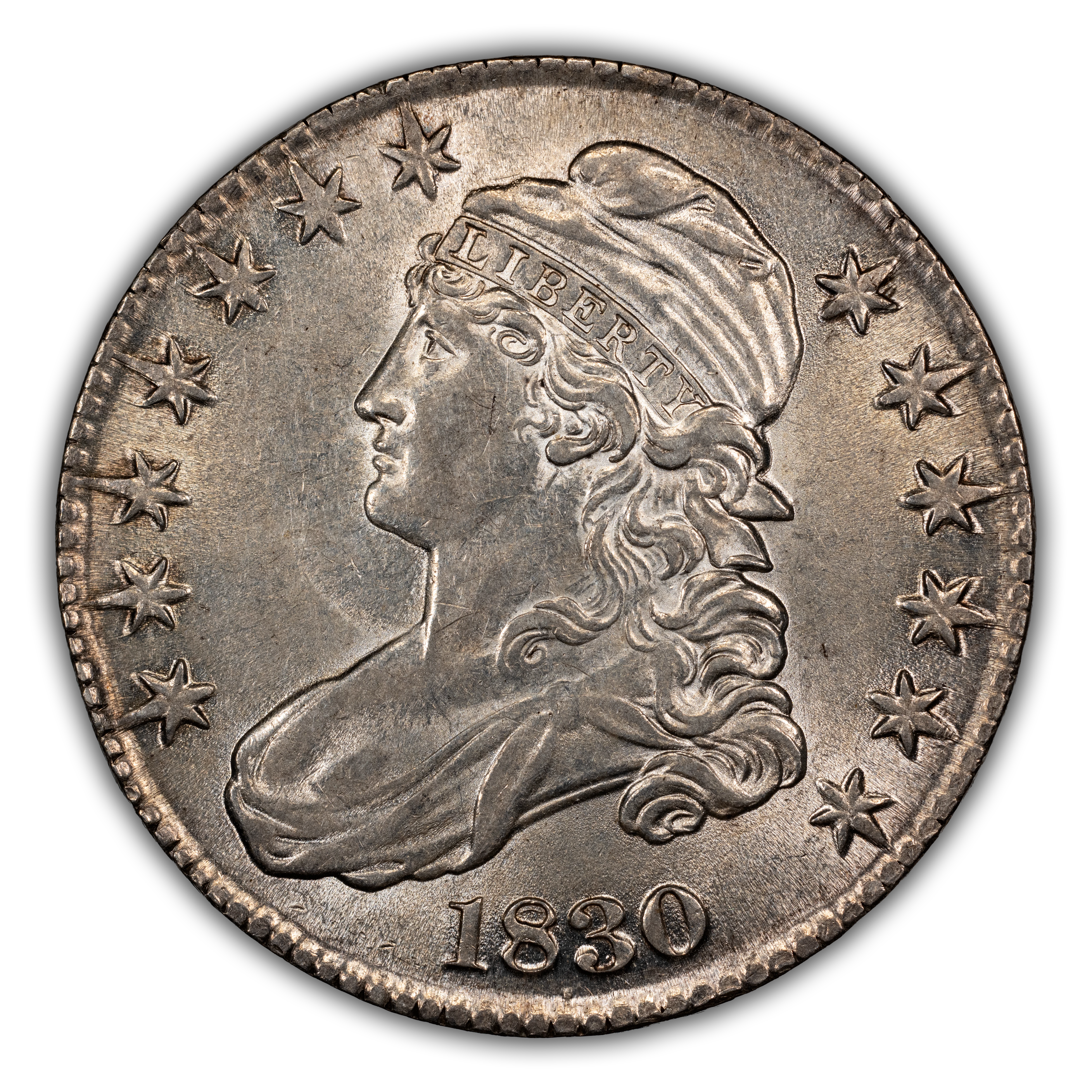 1830 50c Small 0, O-108 MS