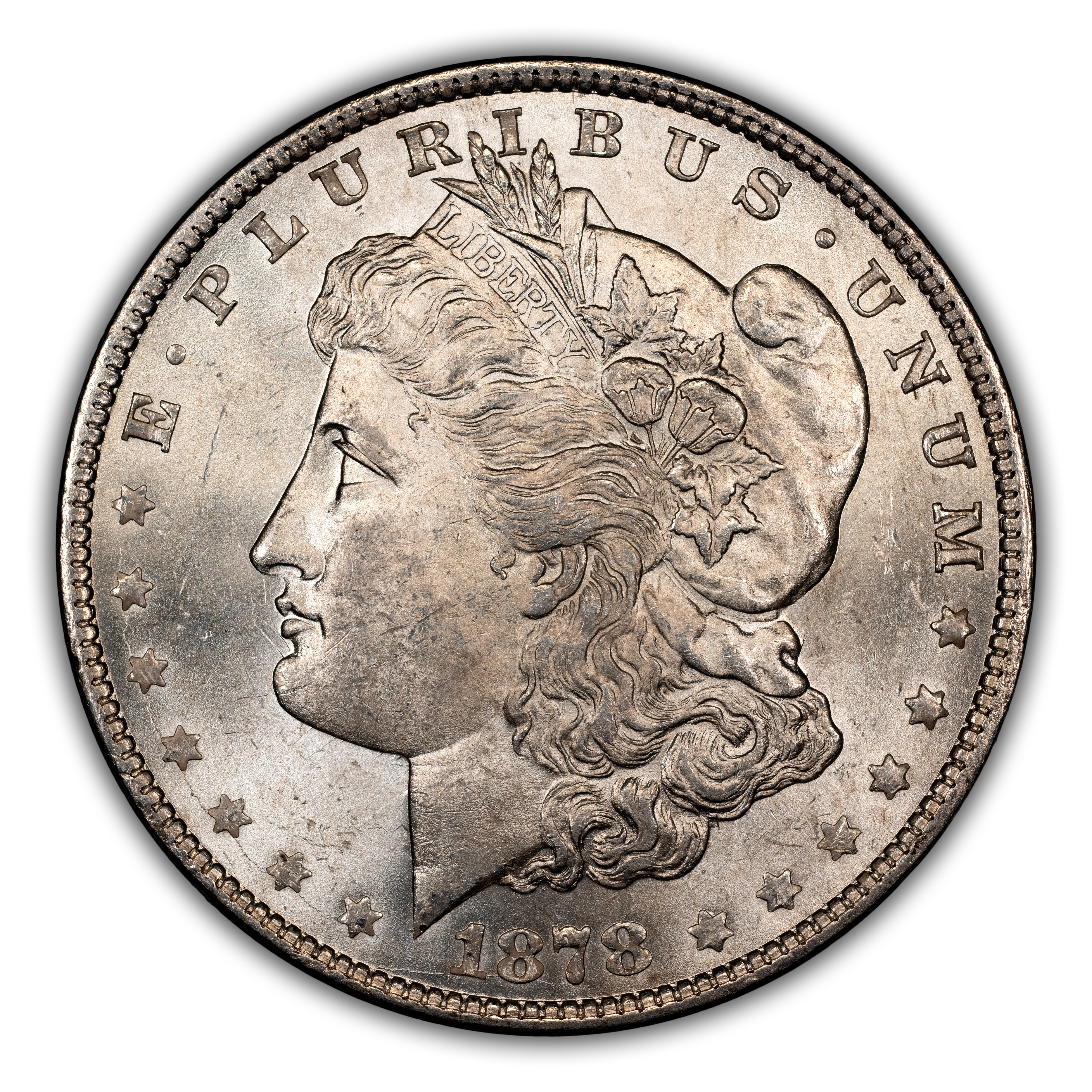 1878 7/8TF $1 Weak MS