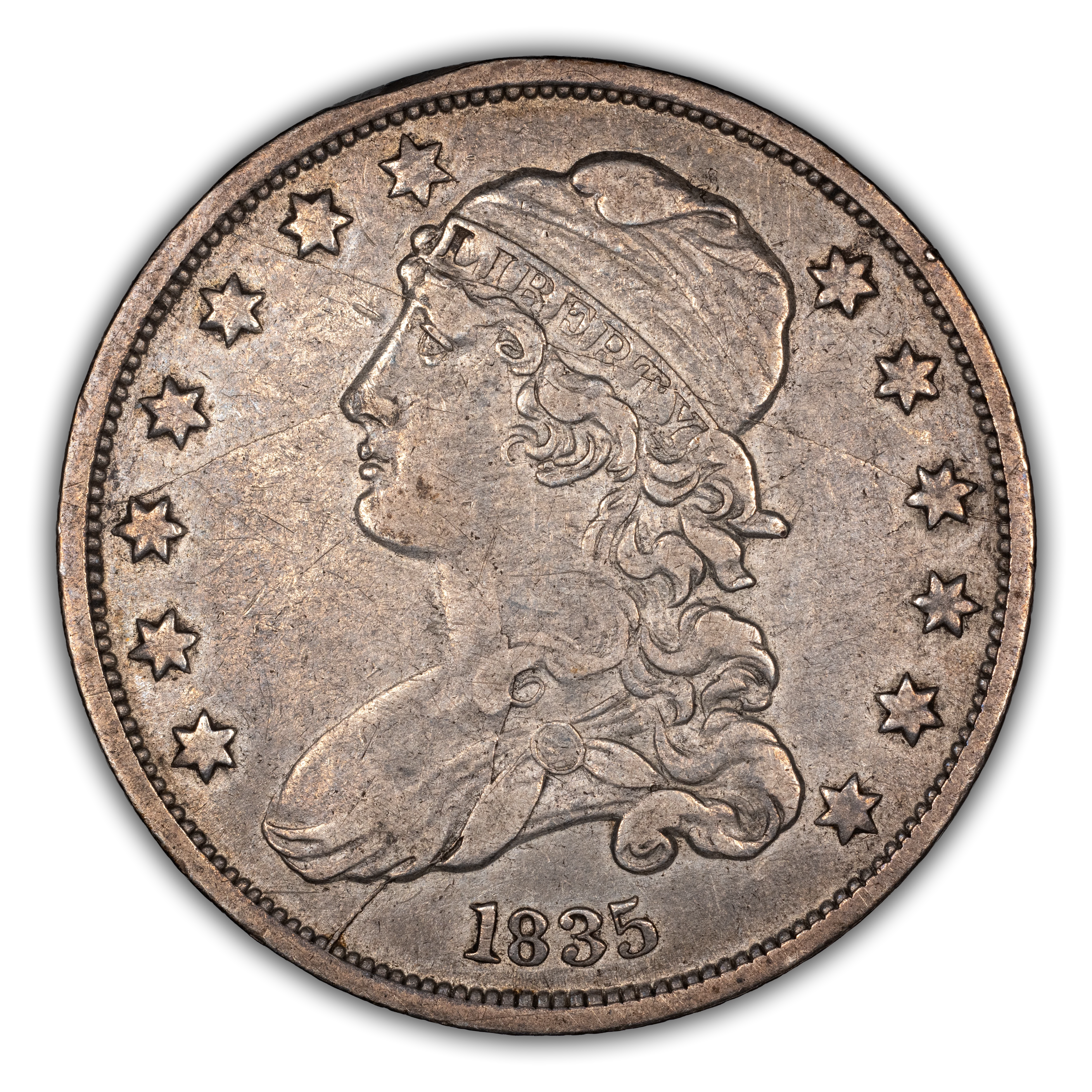 1835 Capped Bust Quarter Values & Prices | Greysheet