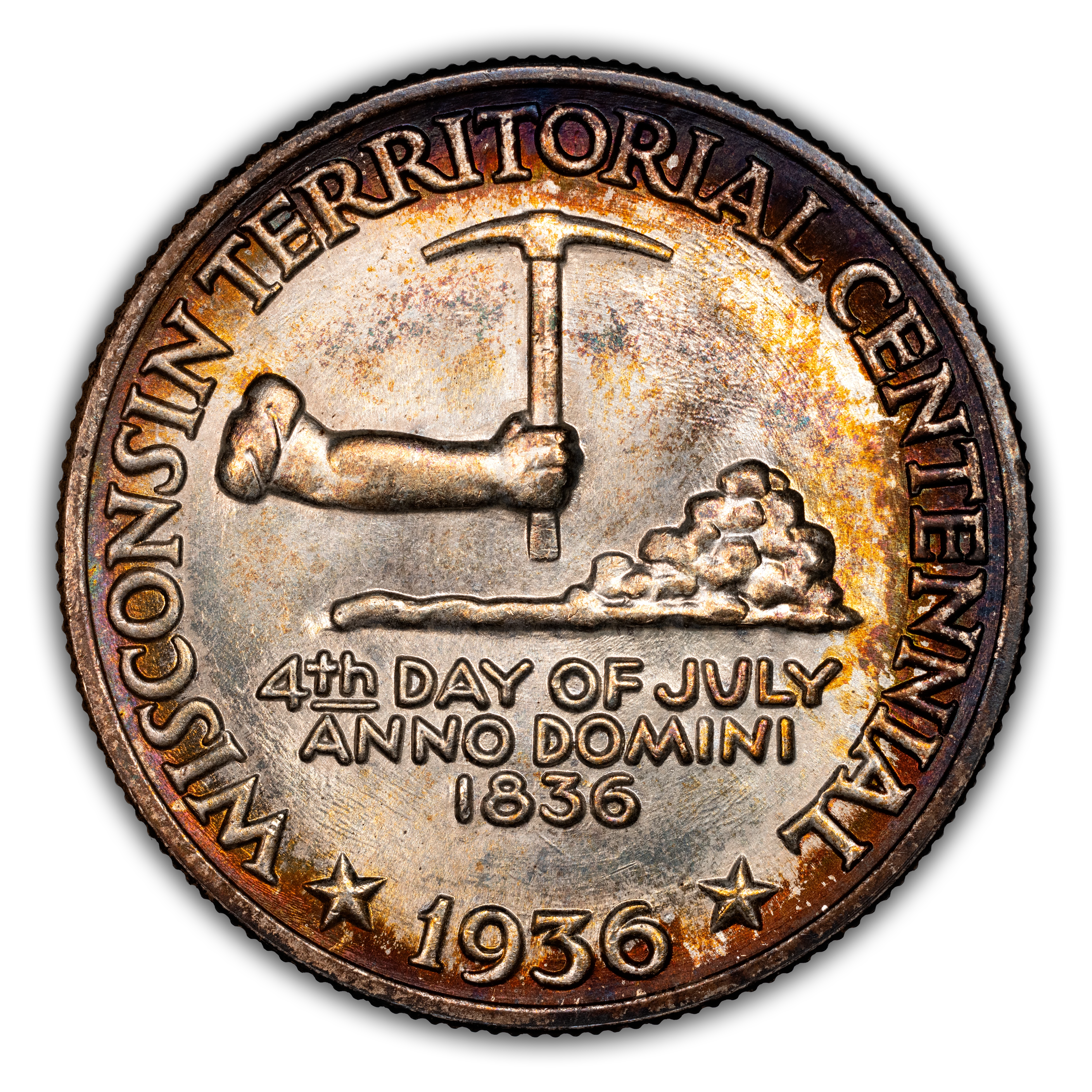 1936 50c Wisconsin MS