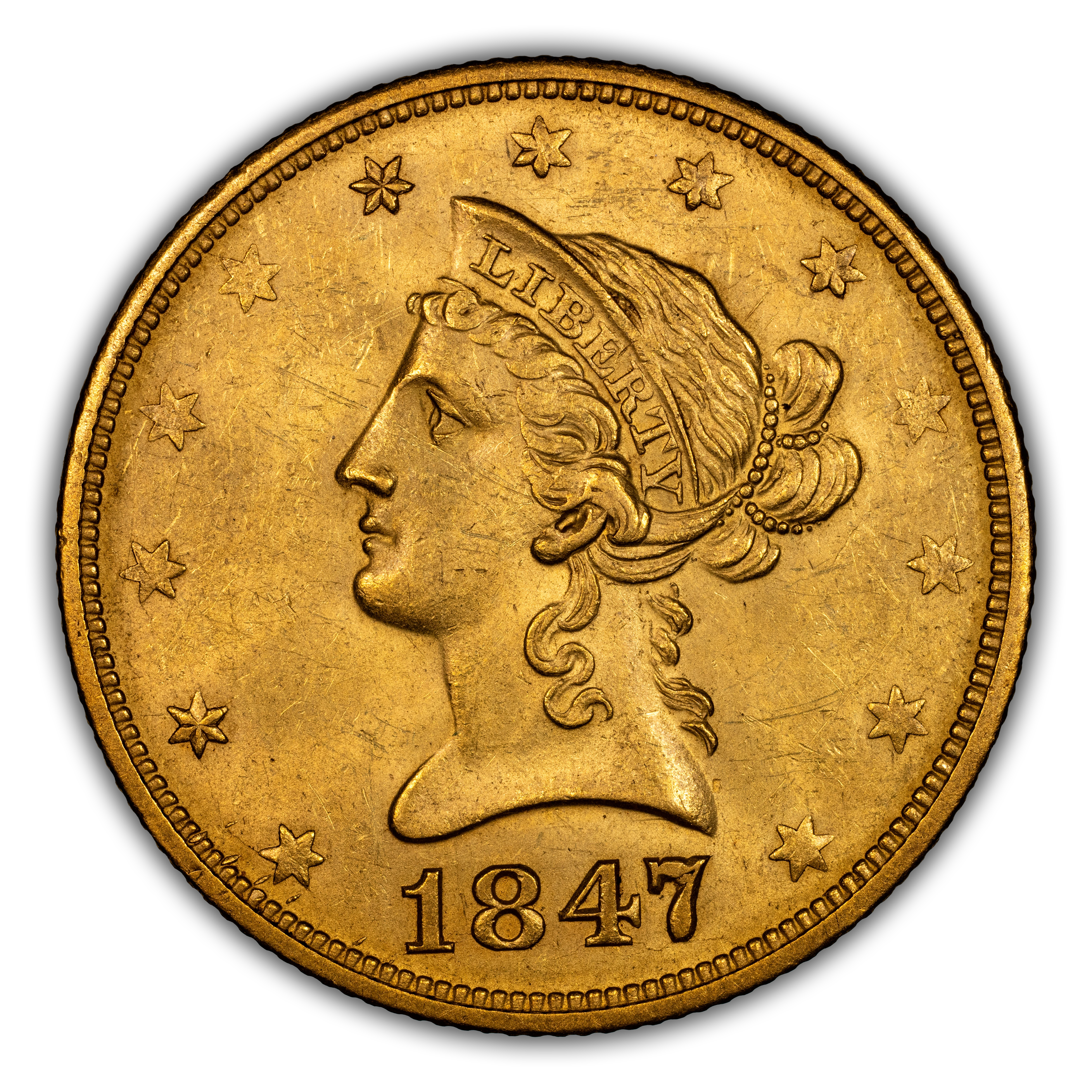1847-O $10 MS