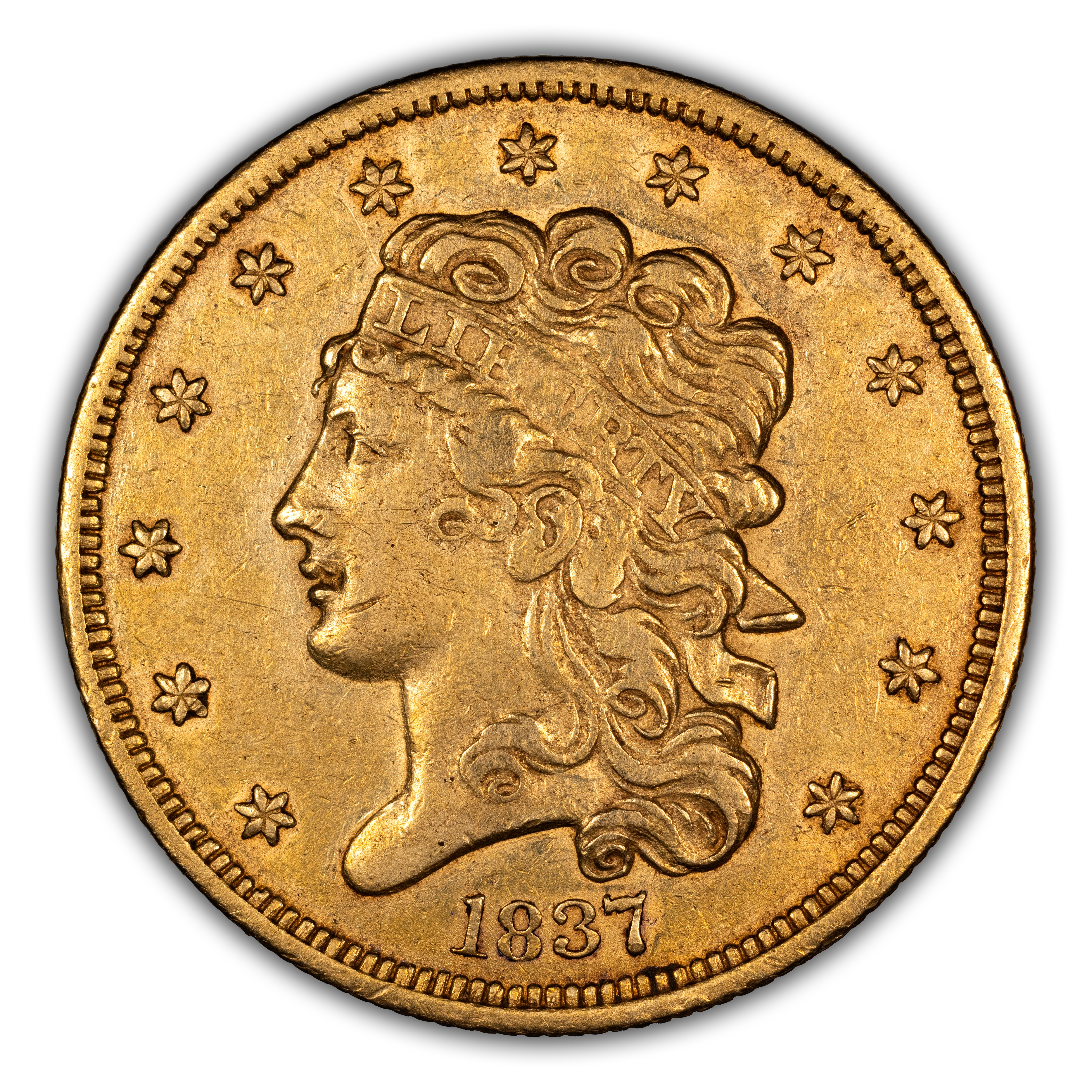 1837 $5 MS