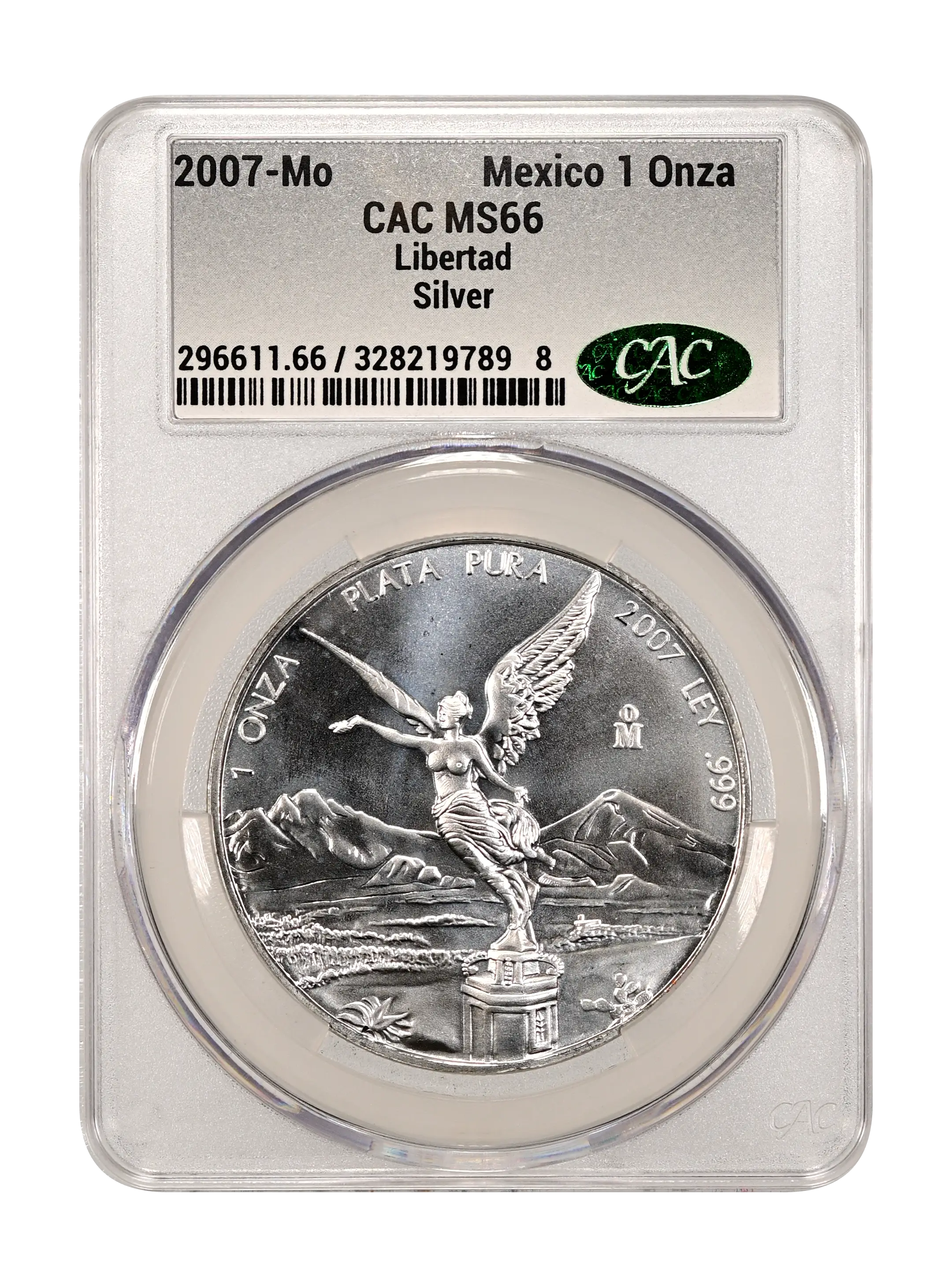 2007-Mo 1 Onza Libertad, Silver MS