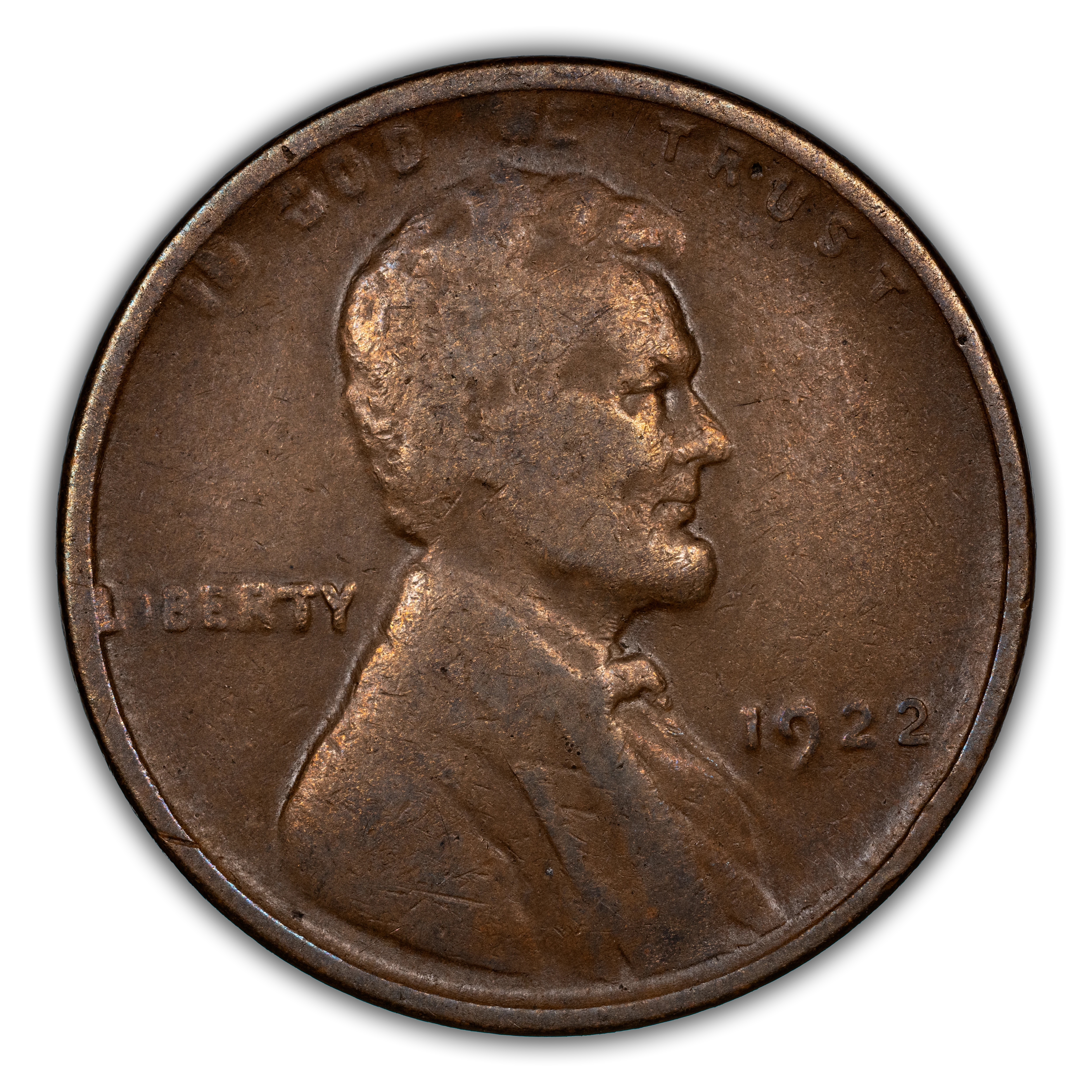 1922 No D Lincoln Cent Wheat Reverse Values & Prices | Greysheet