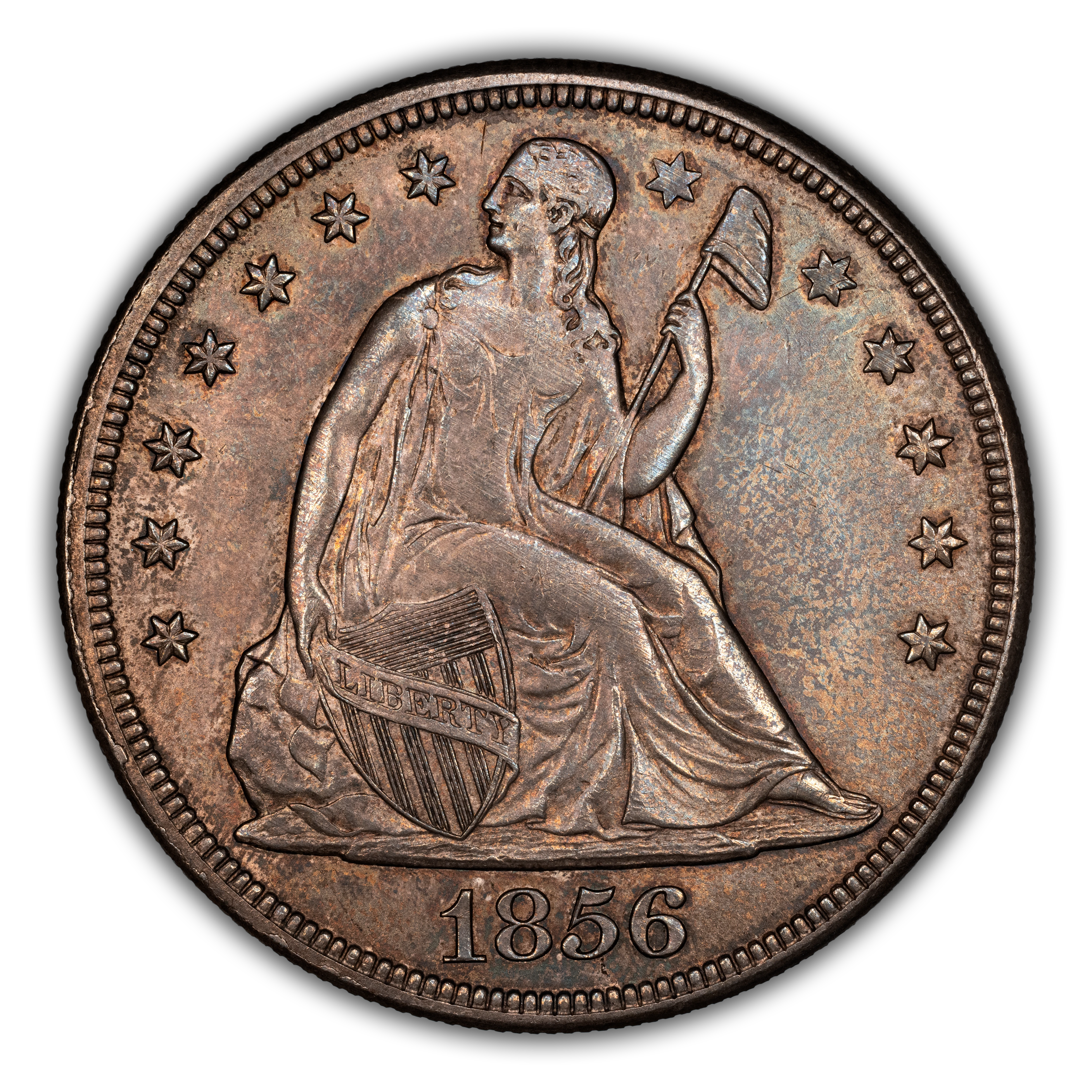 1856 $1 MS