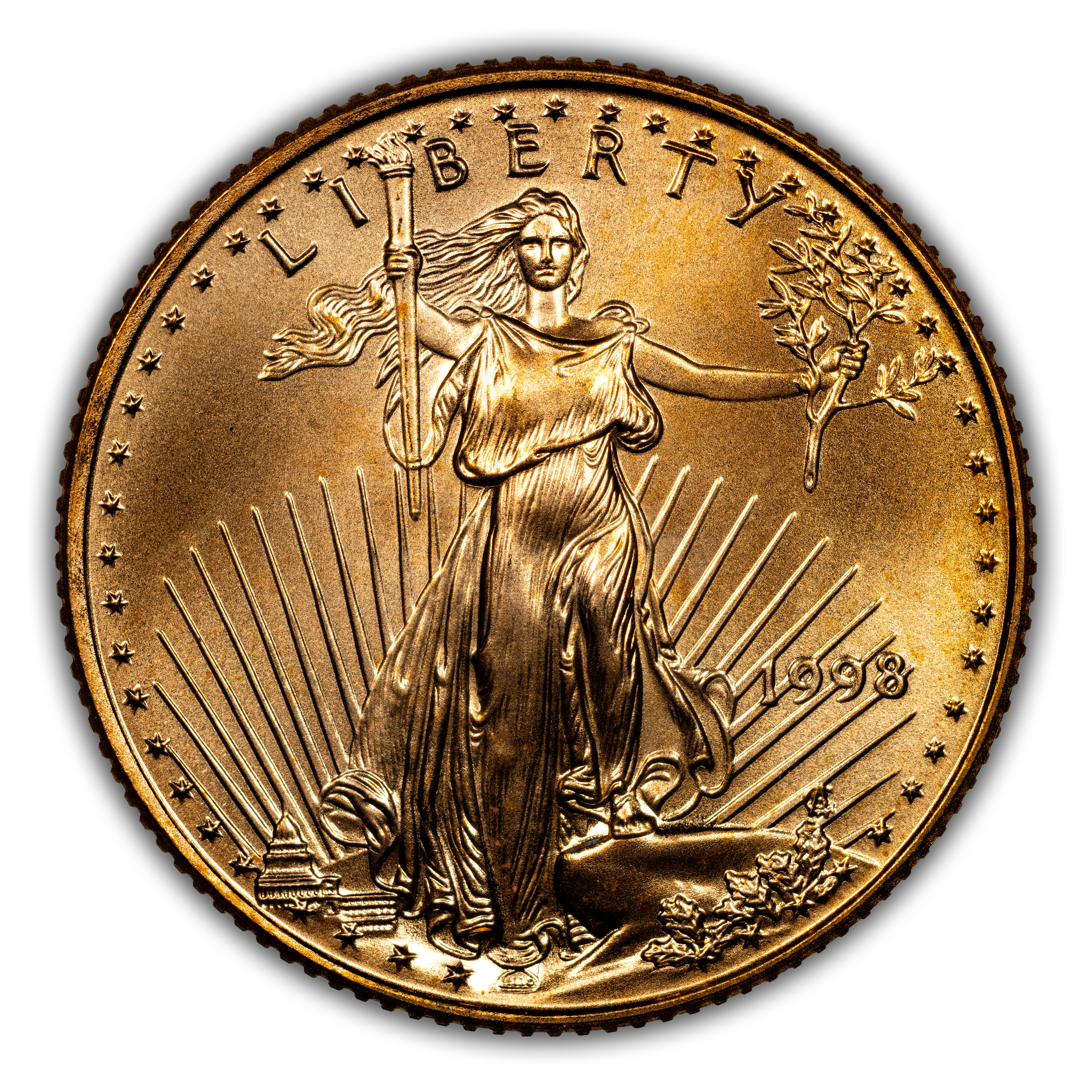 1998 $10 Gold Eagle MS