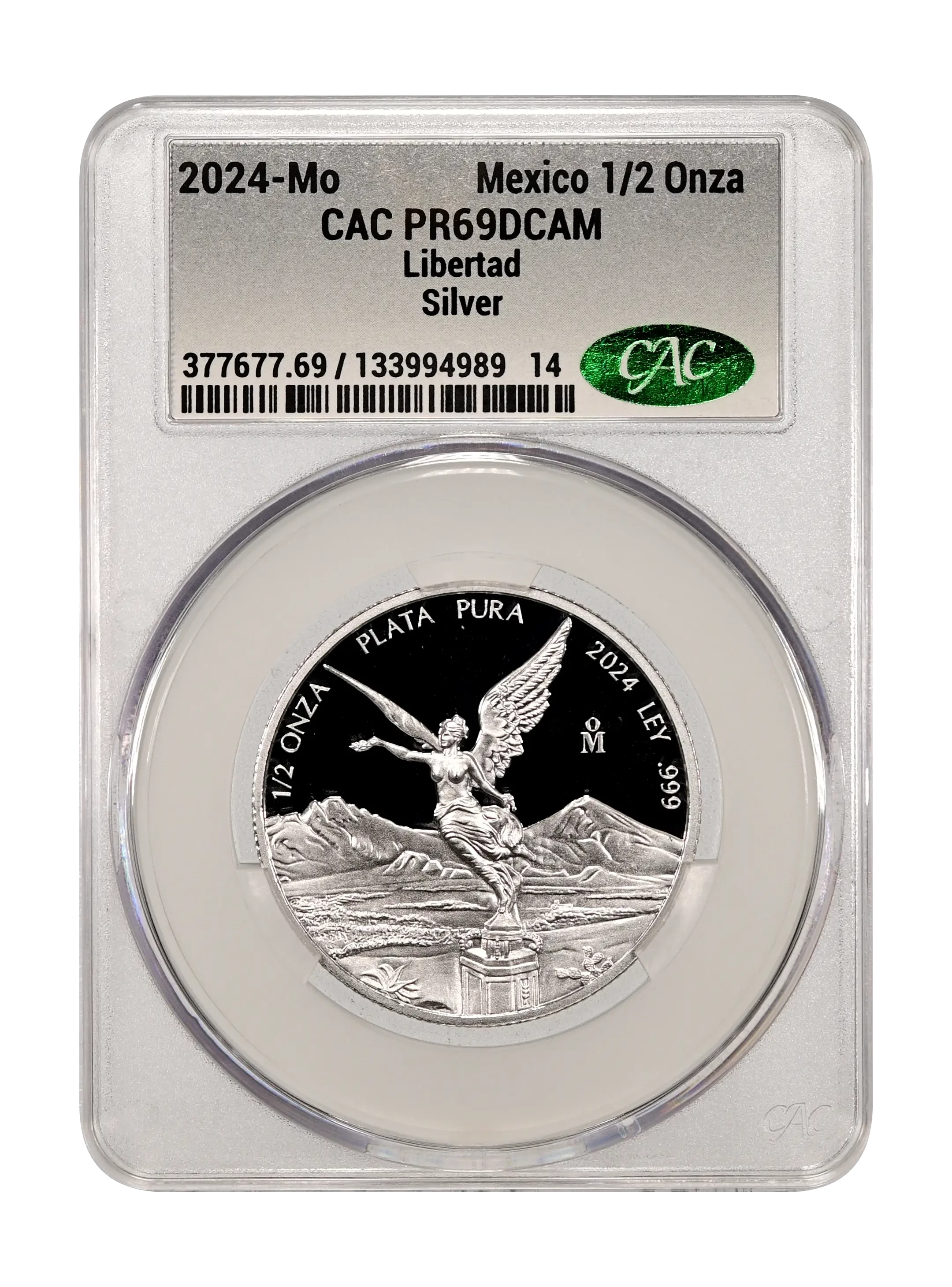 Mexico 2008 Silver 1/2 Onza Libertad, Proof Coin Values & Prices