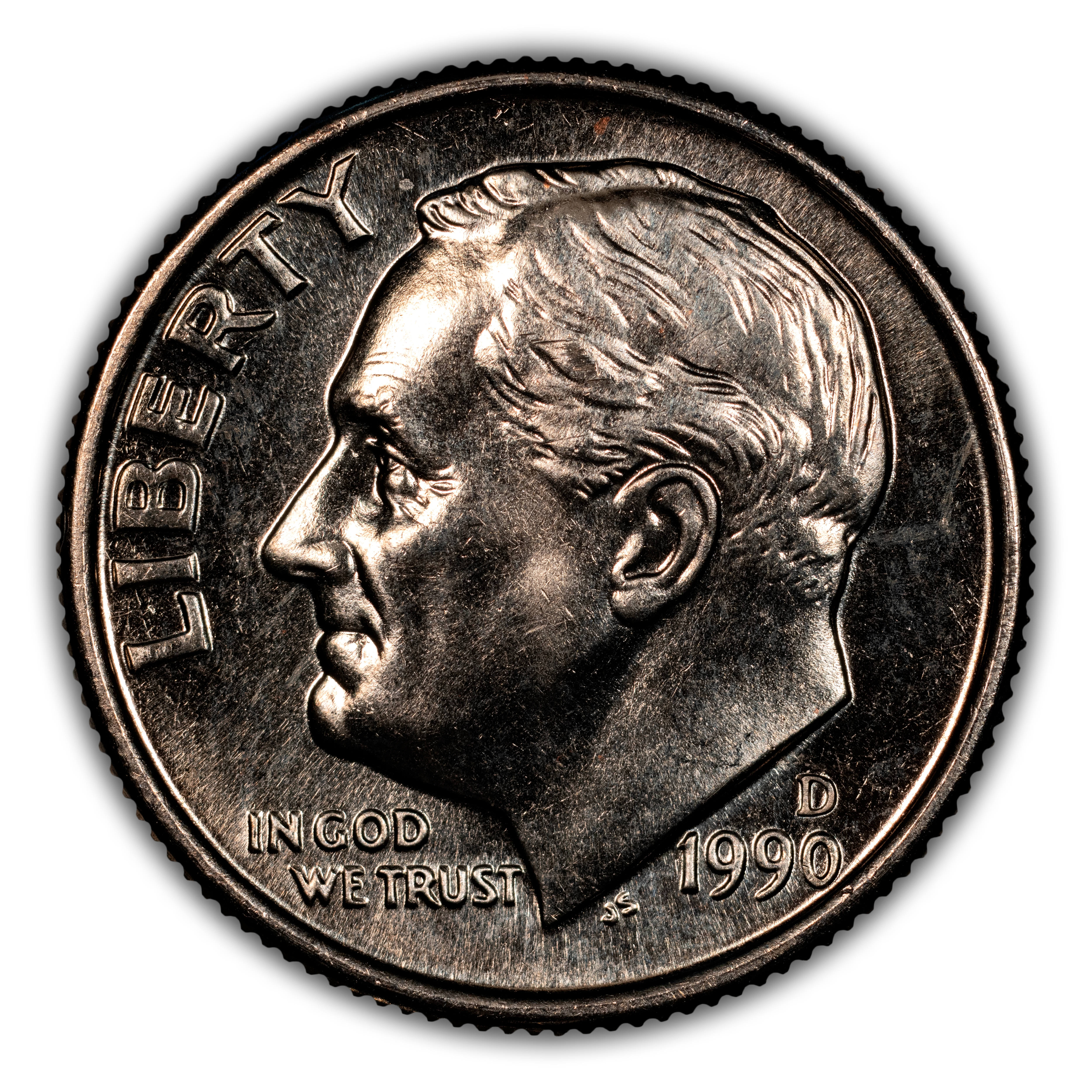 1990-D 10c MS