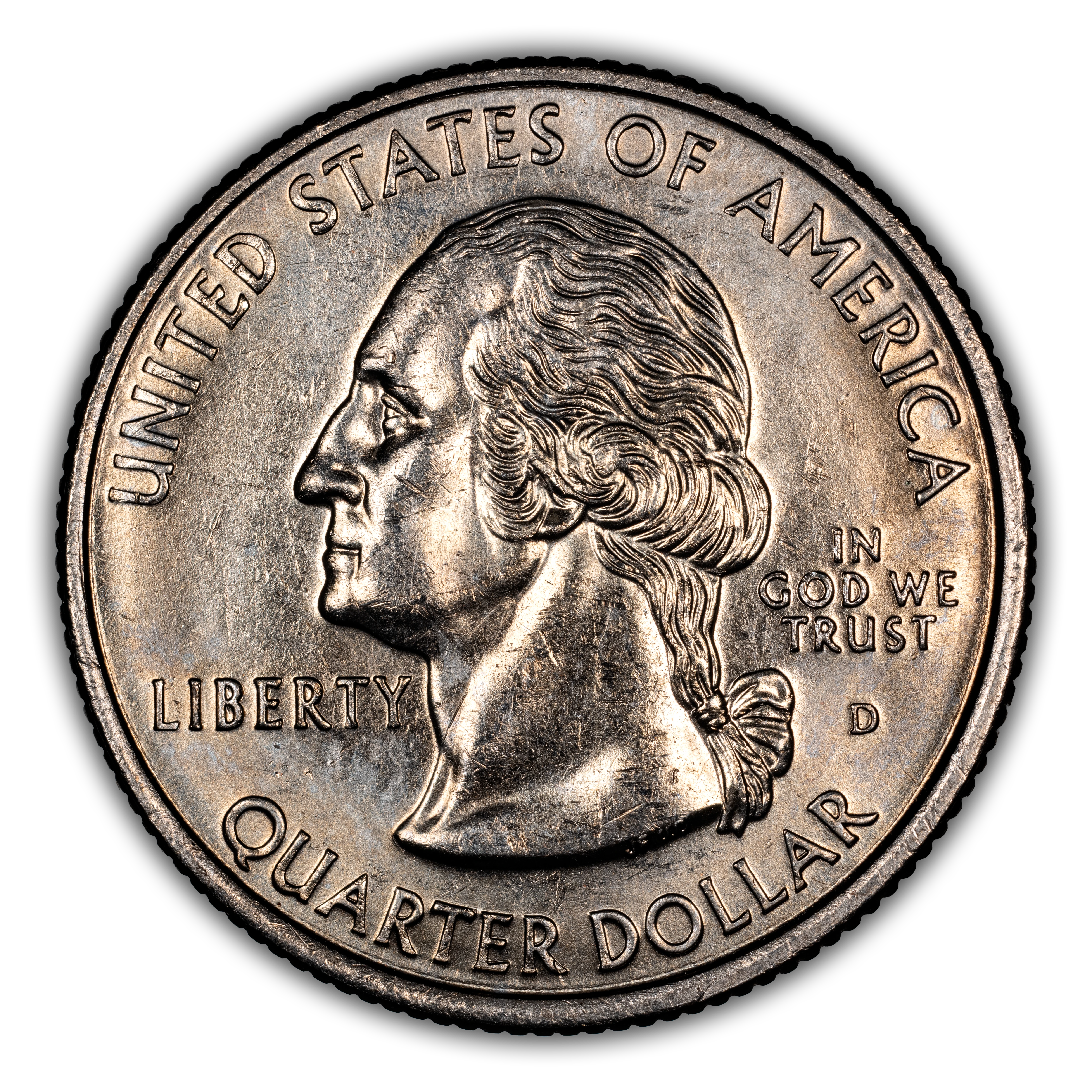 1999-D 25c Connecticut MS