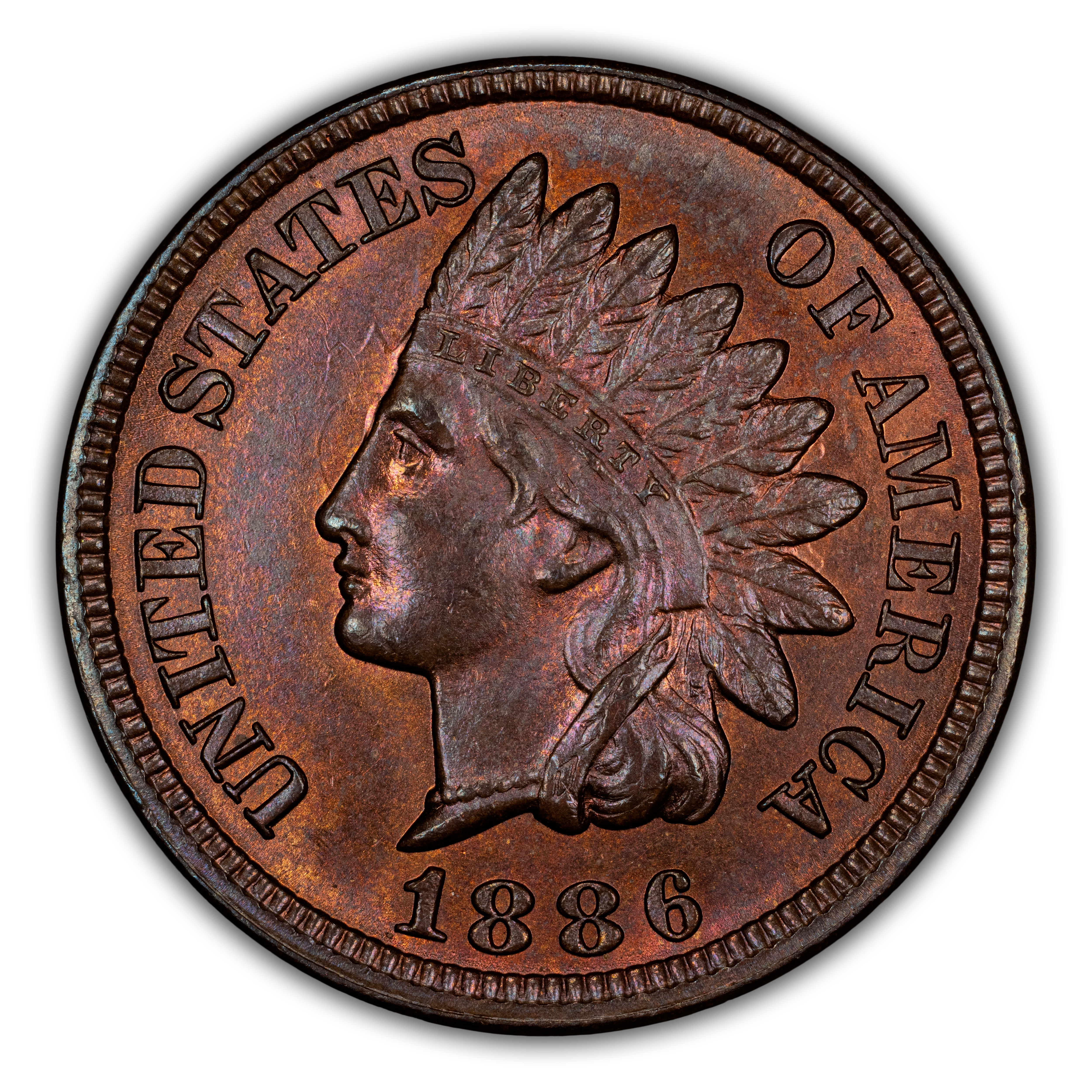 1886 1c Type 2 MS RB