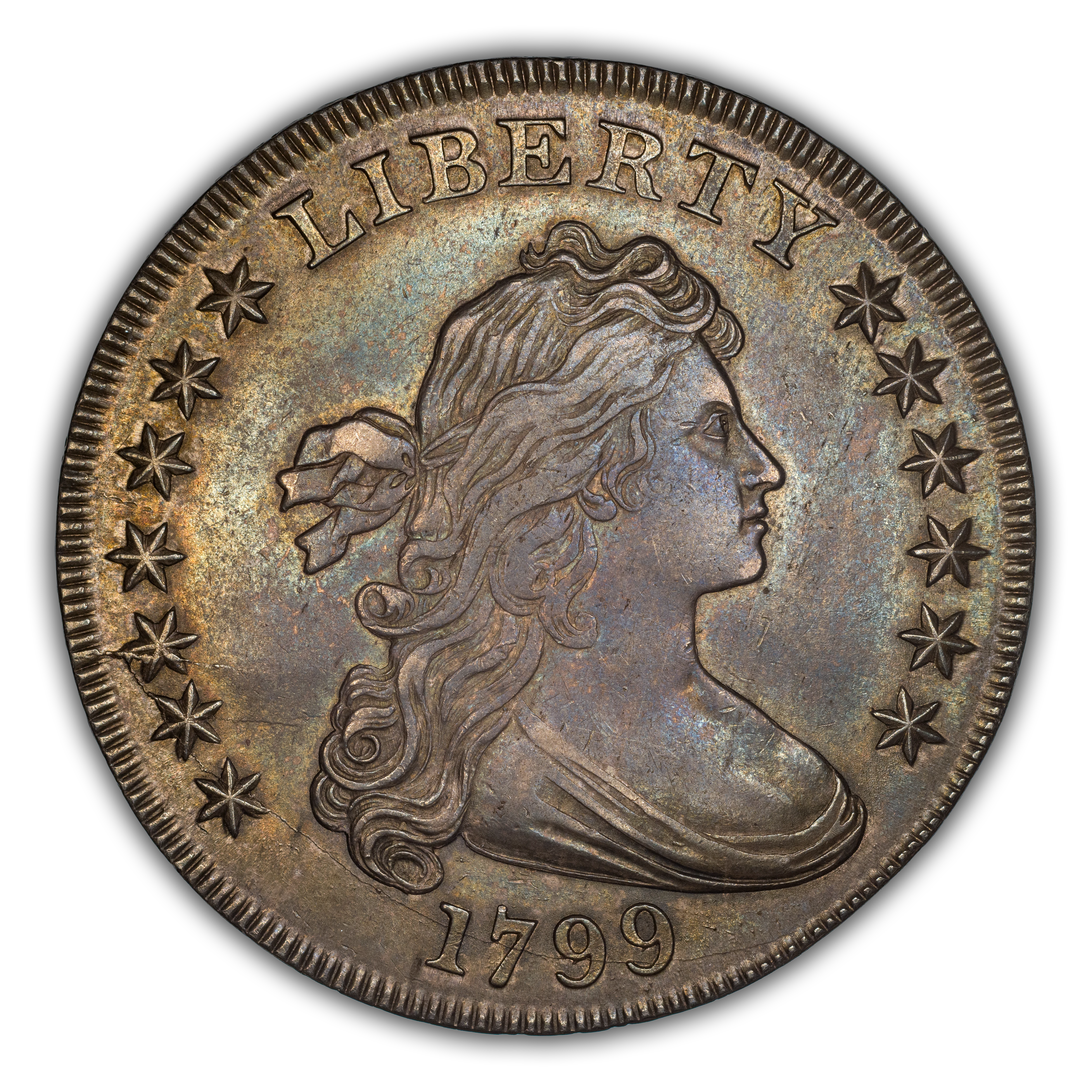 1799 $1 7x6 Stars MS