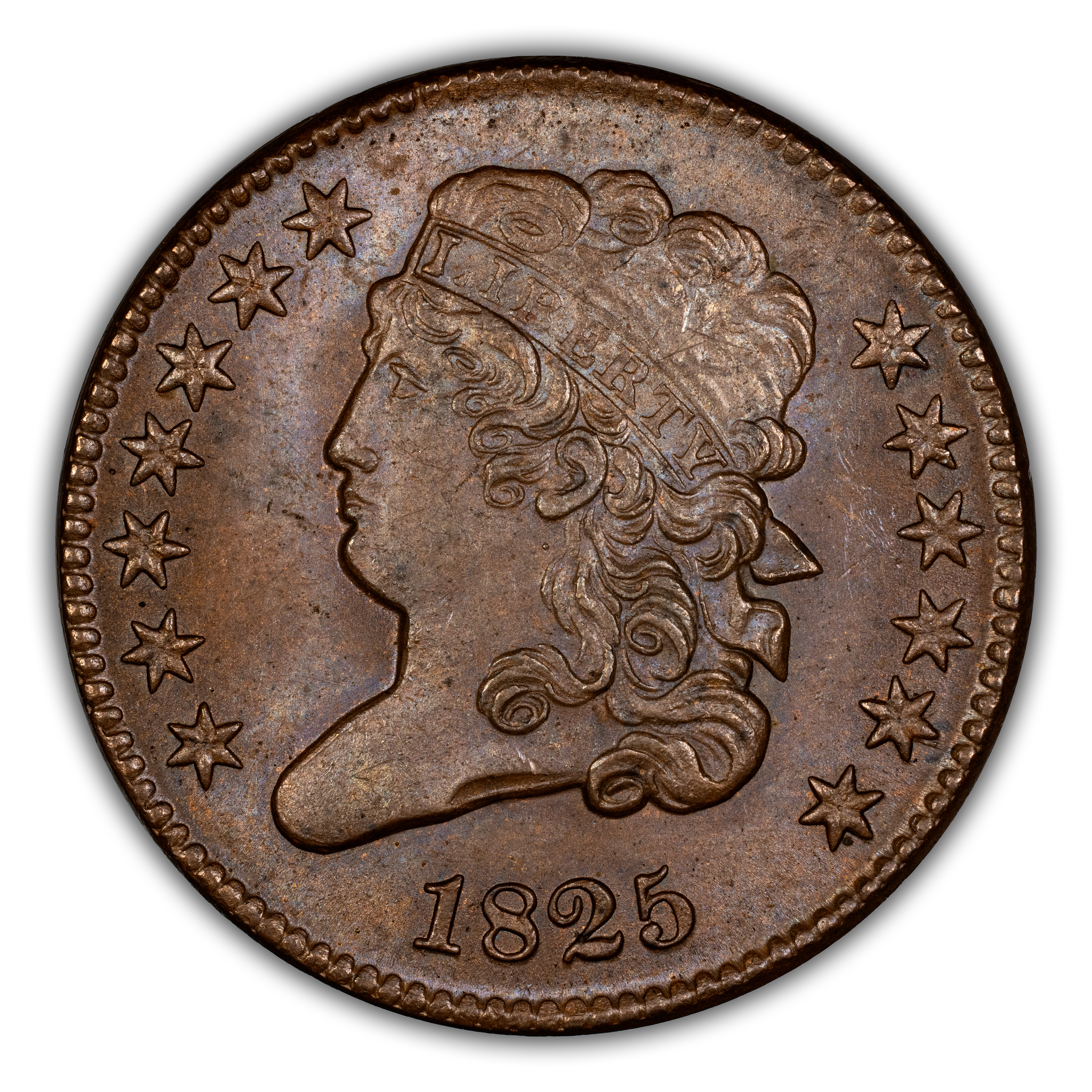 1825 1/2c MS BN