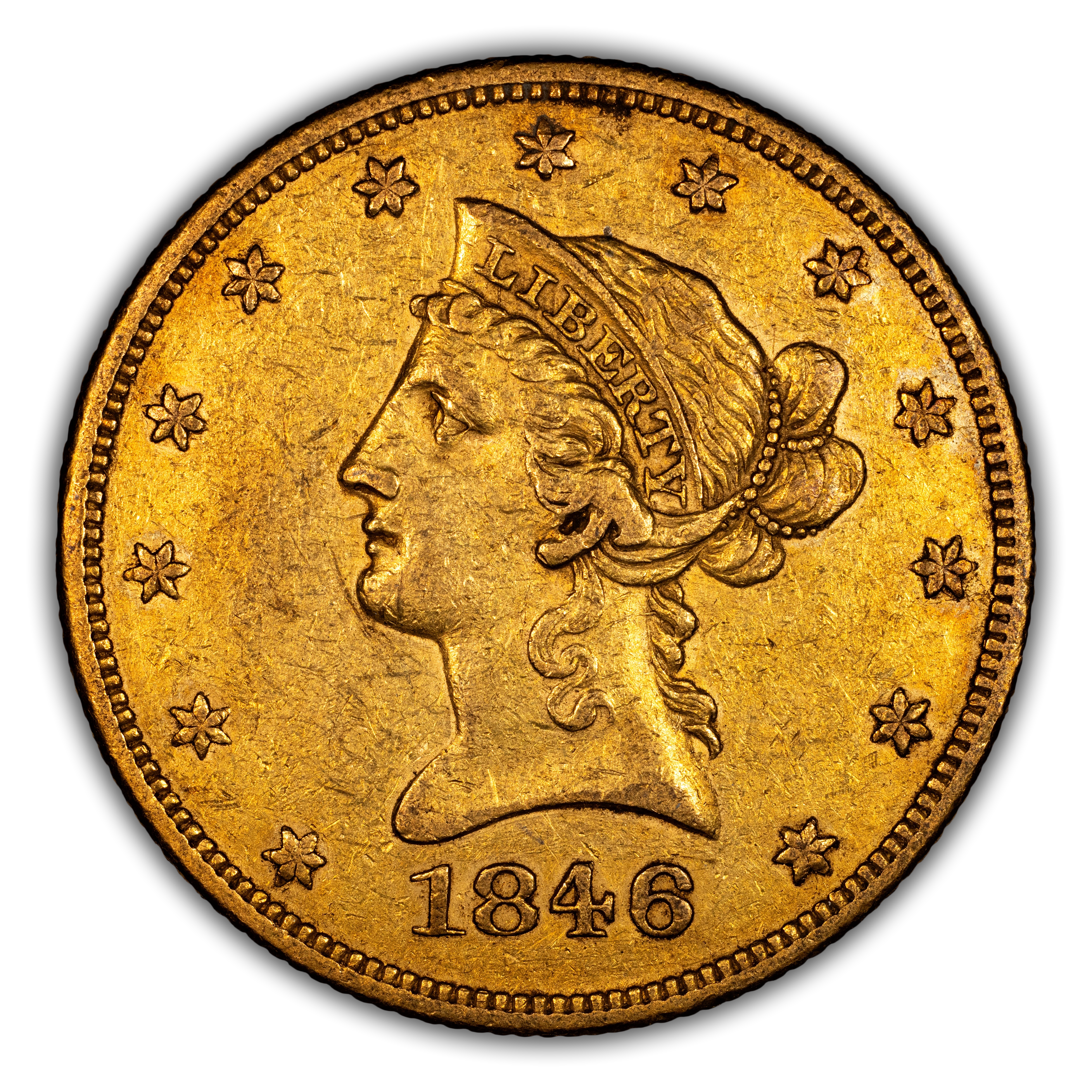 1846 $10 Liberty Gold – No Motto Values & Prices | Greysheet