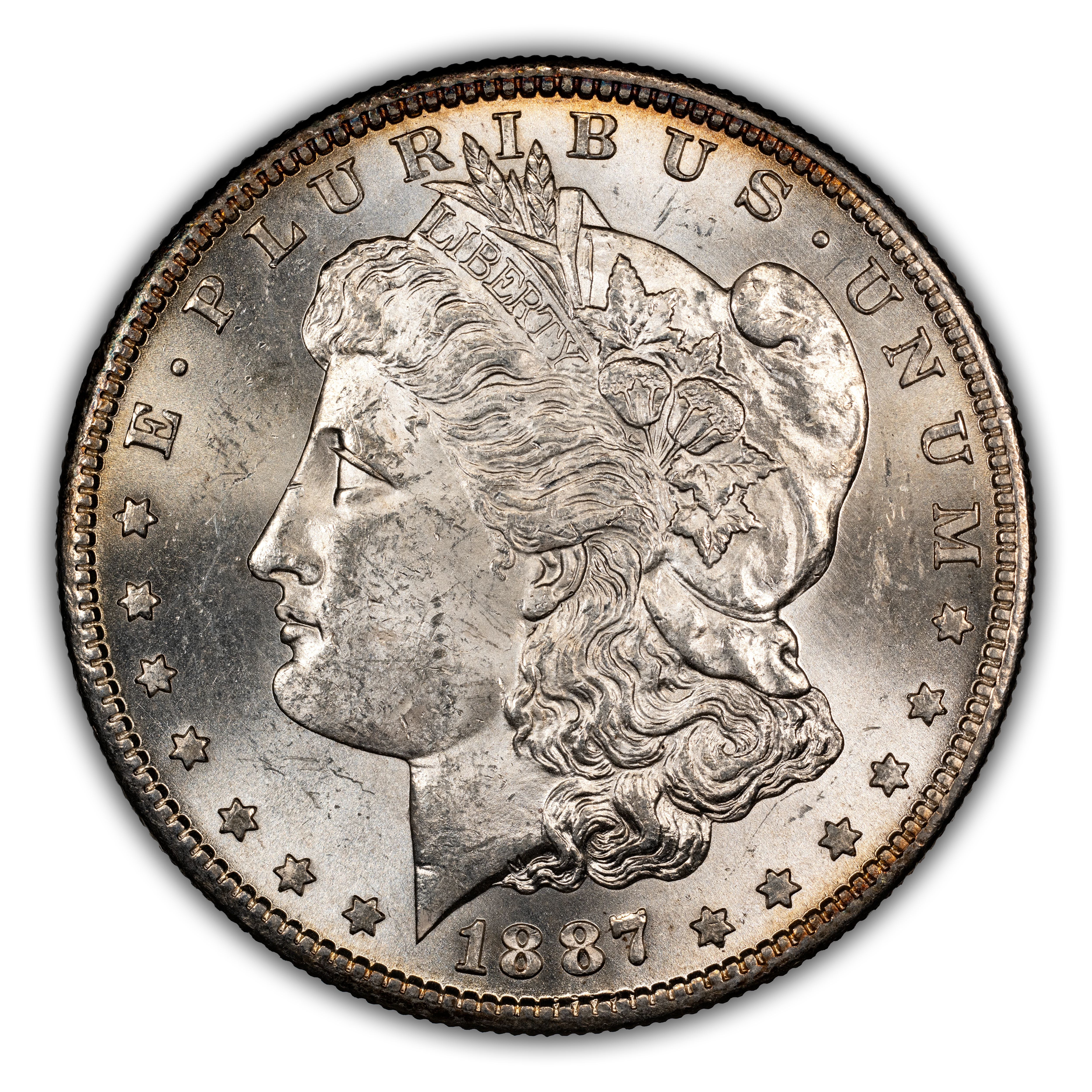 1887-S/S $1 Repunched Mintmark, VAM-2A MS