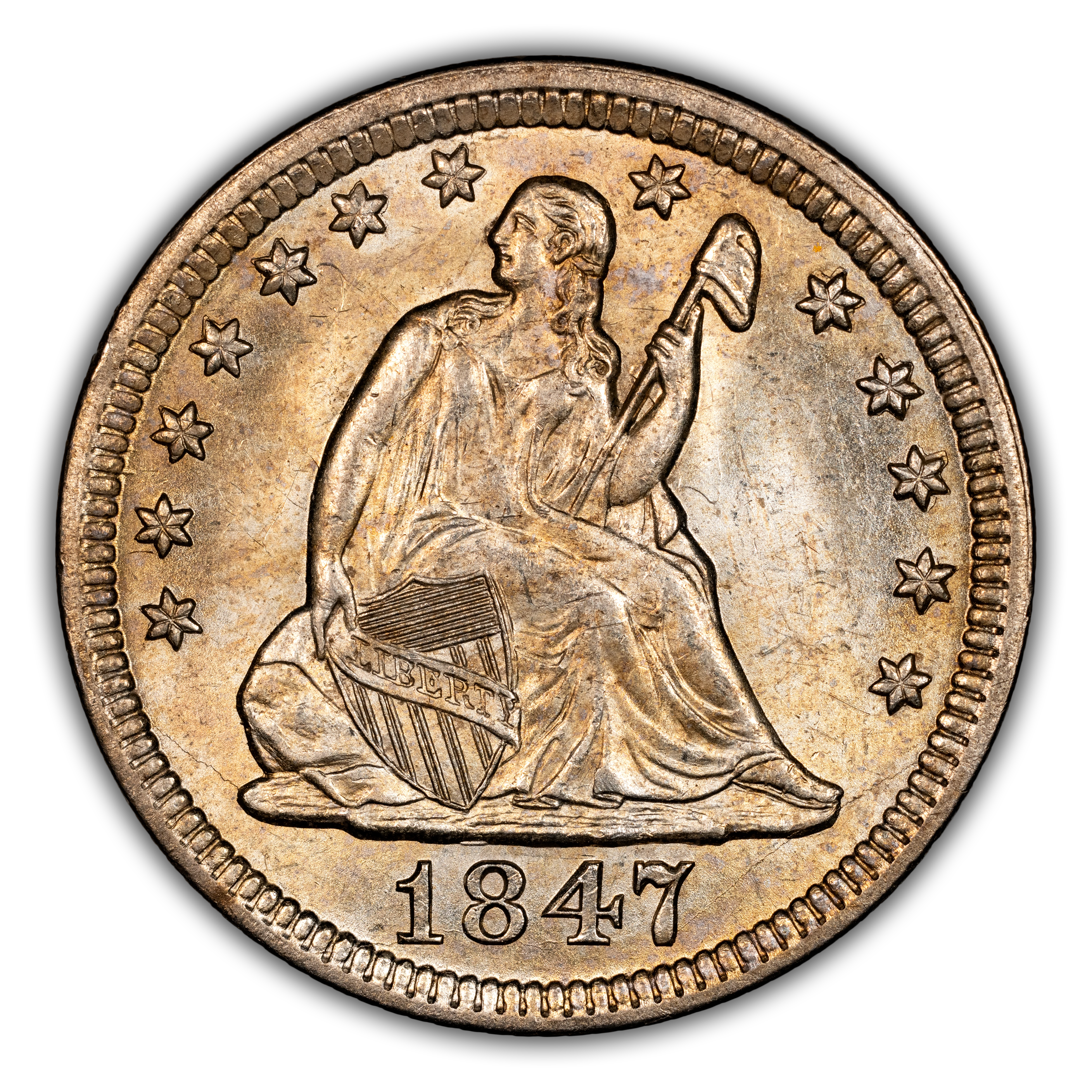 1847 25c MS