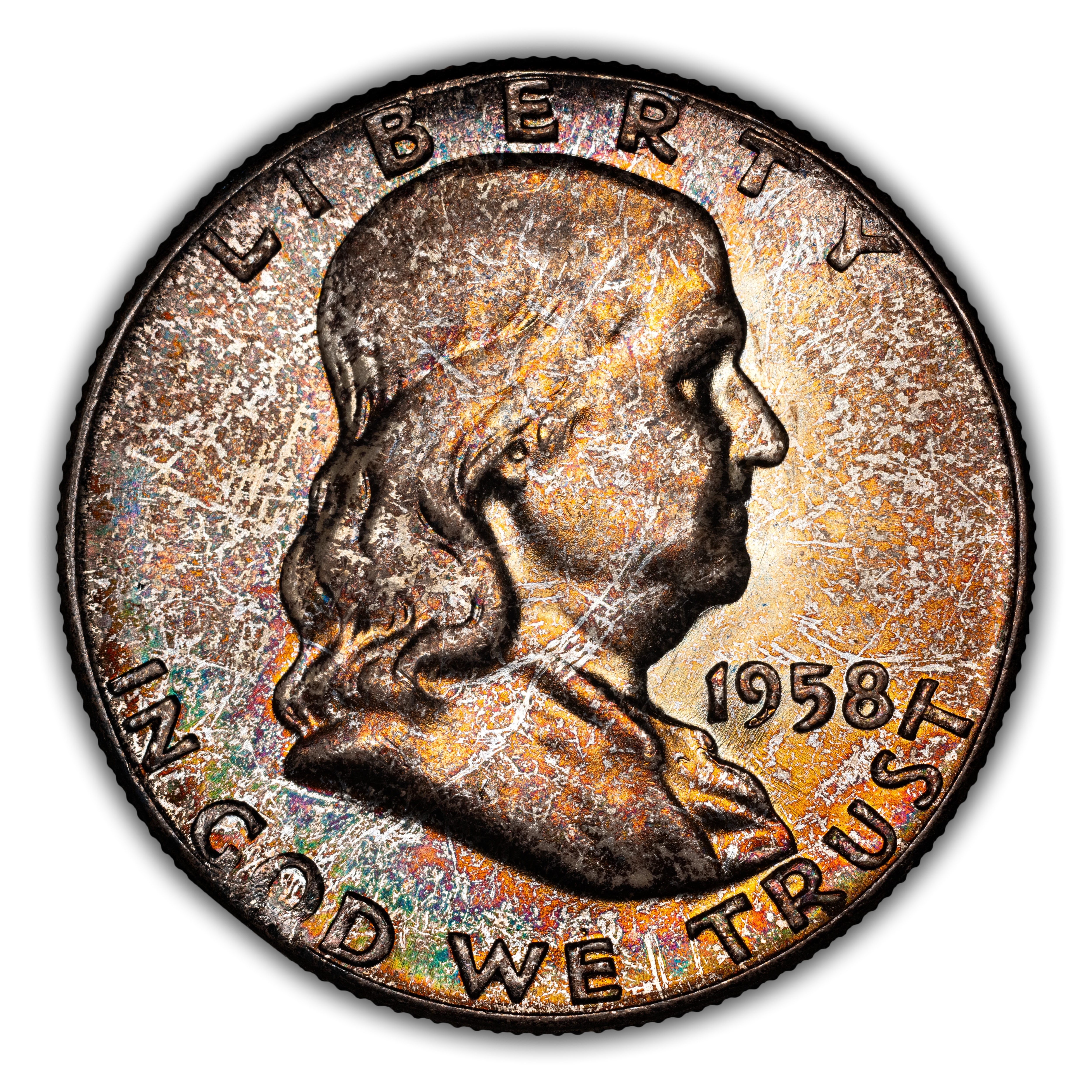 1958年 フランクリン半ドル 2枚セット 1958 Franklin Half Values & Prices | Greysheet