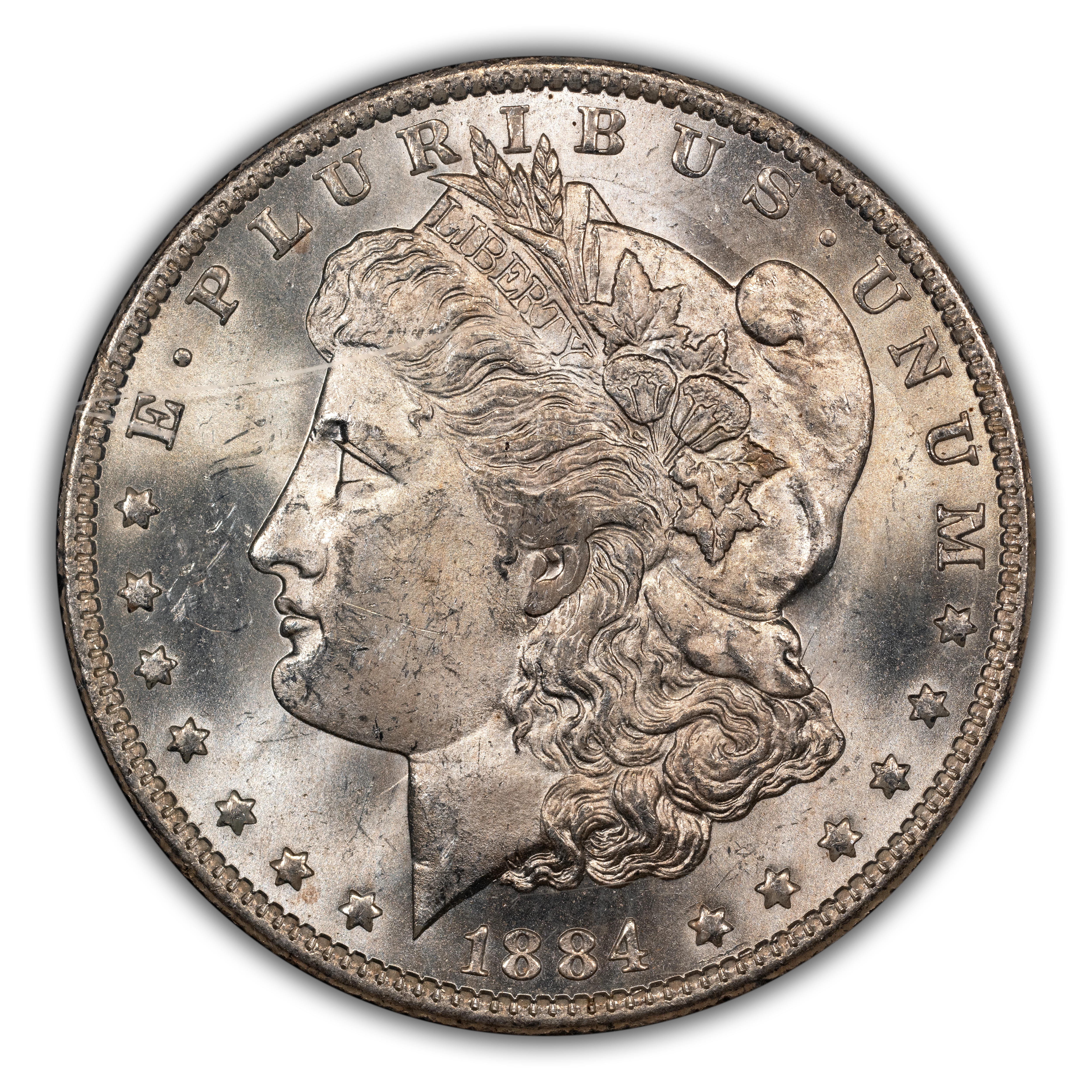 1884-O $1 GSA Hoard MS