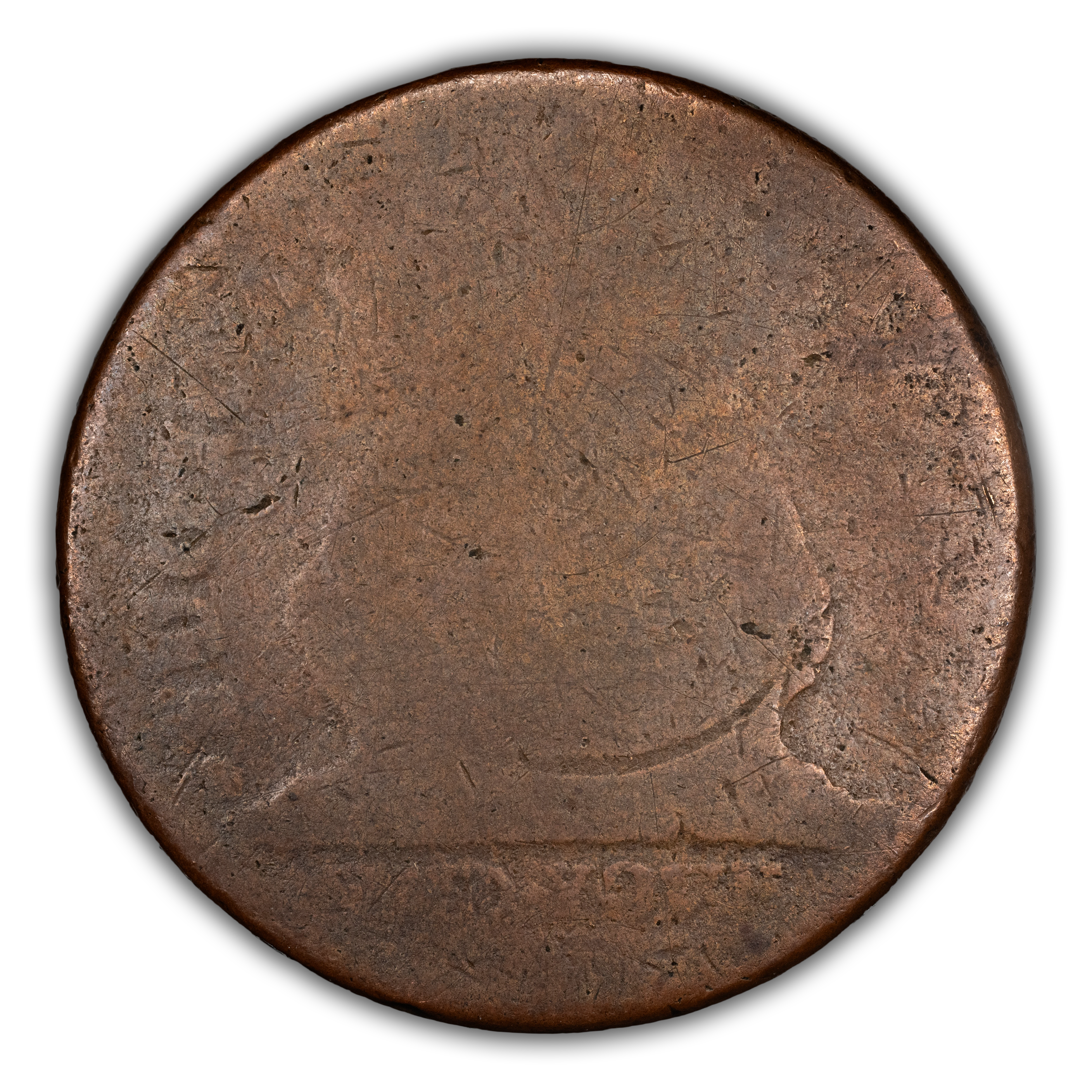 1787 Fugio 1c 4 Cinquefoils, STATES UNITED MS BN