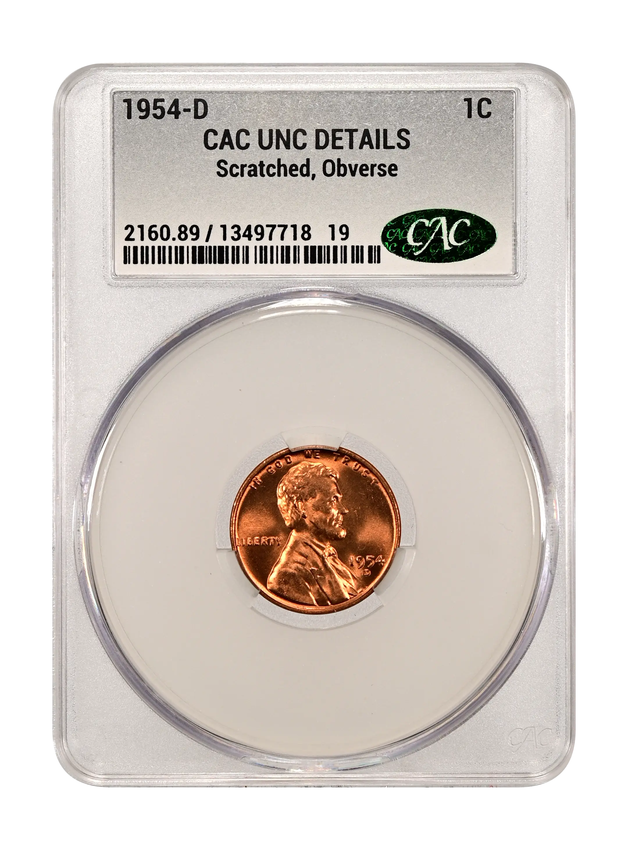 1954 D One Cent MS Values | Greysheet