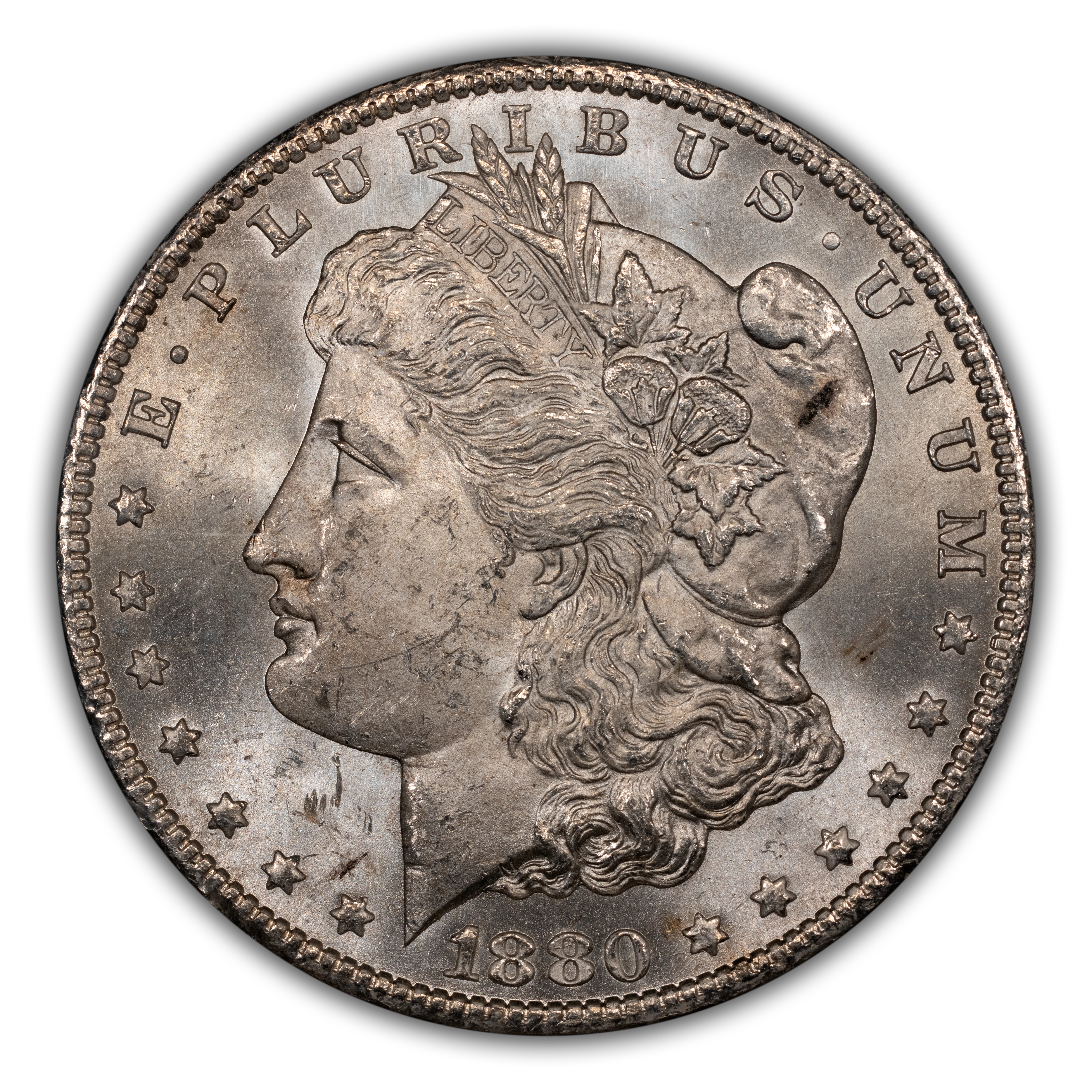 1880-CC $1 GSA Hoard, 8/7, High 7, VAM-5 MS