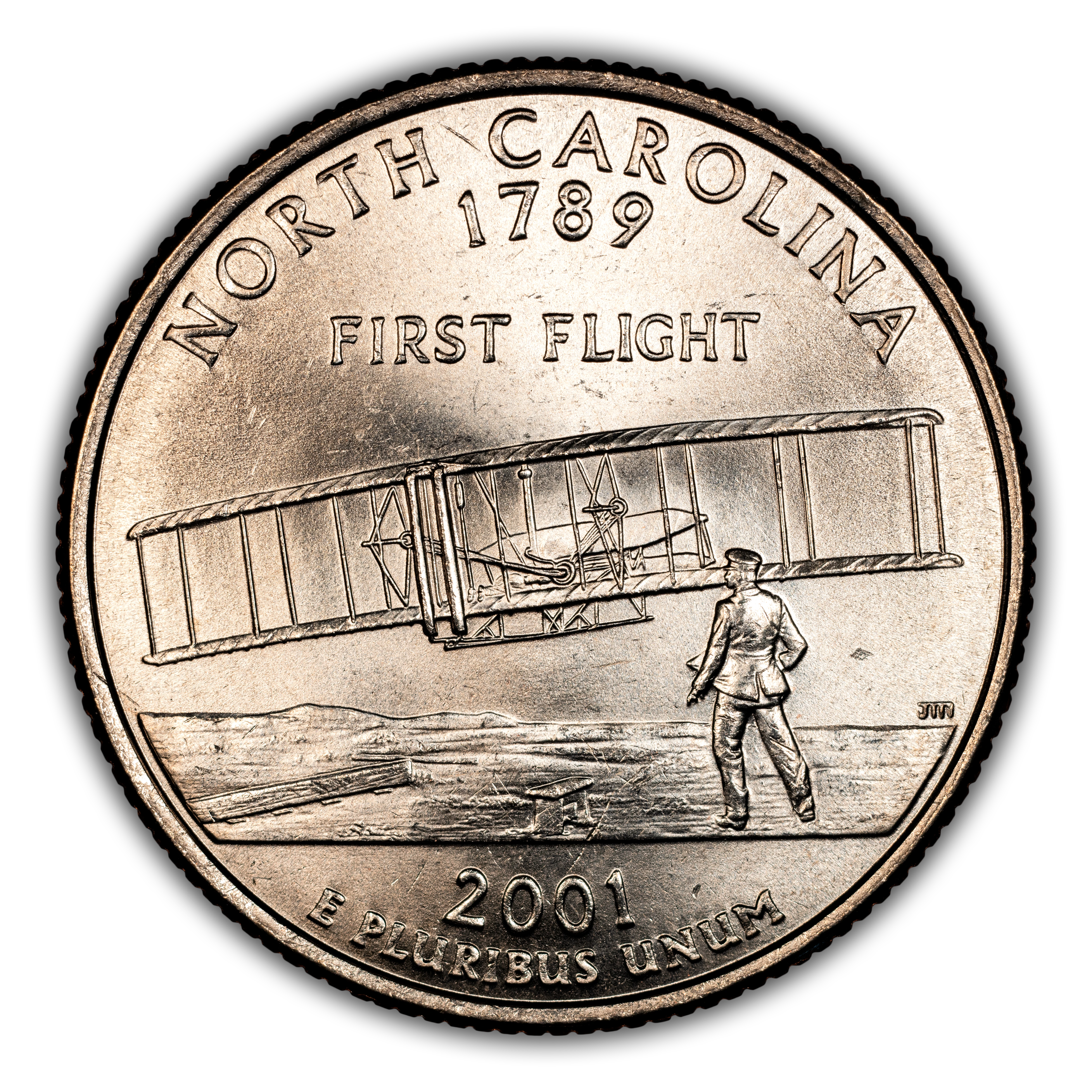 2001-D 25c North Carolina MS