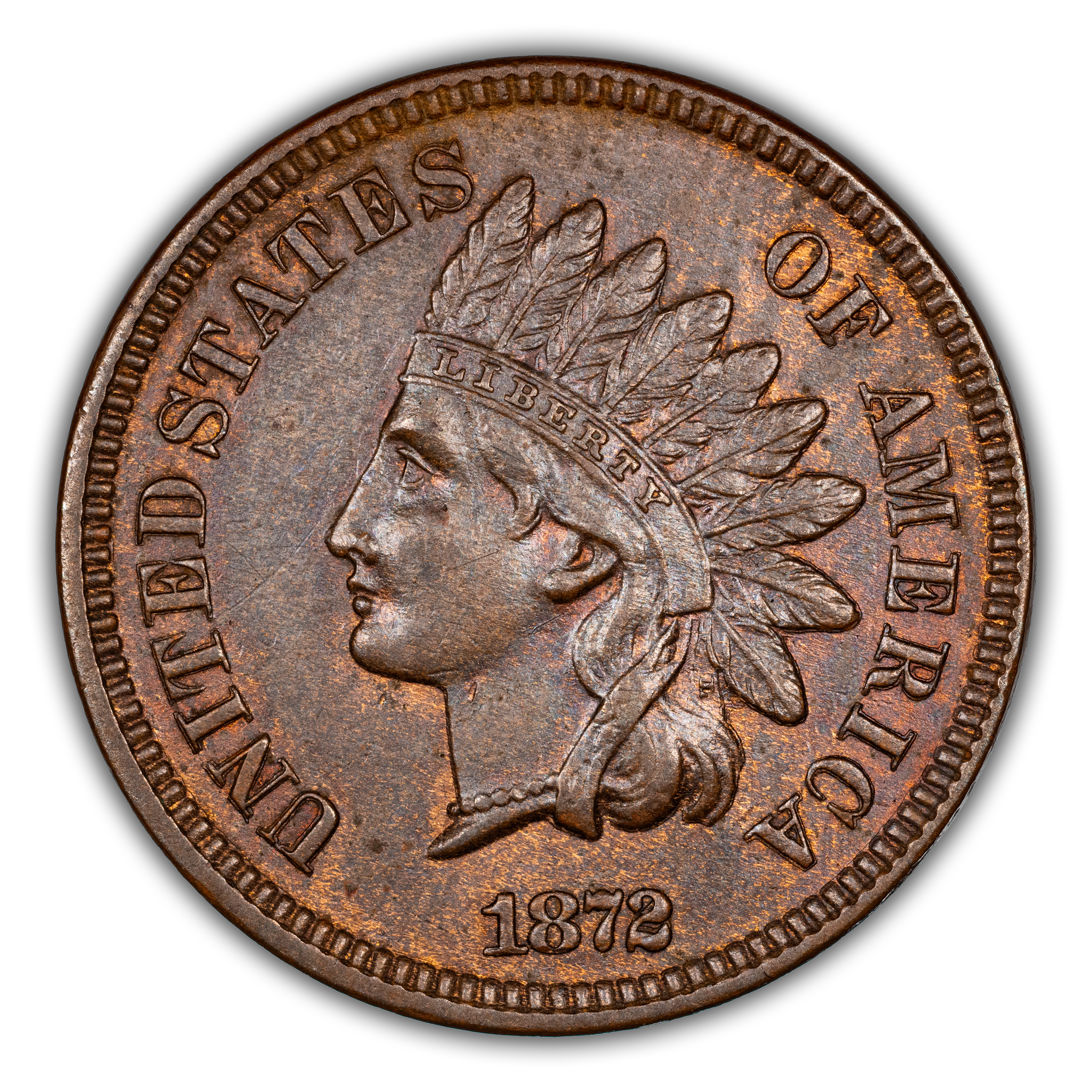 1872 1c MS BN