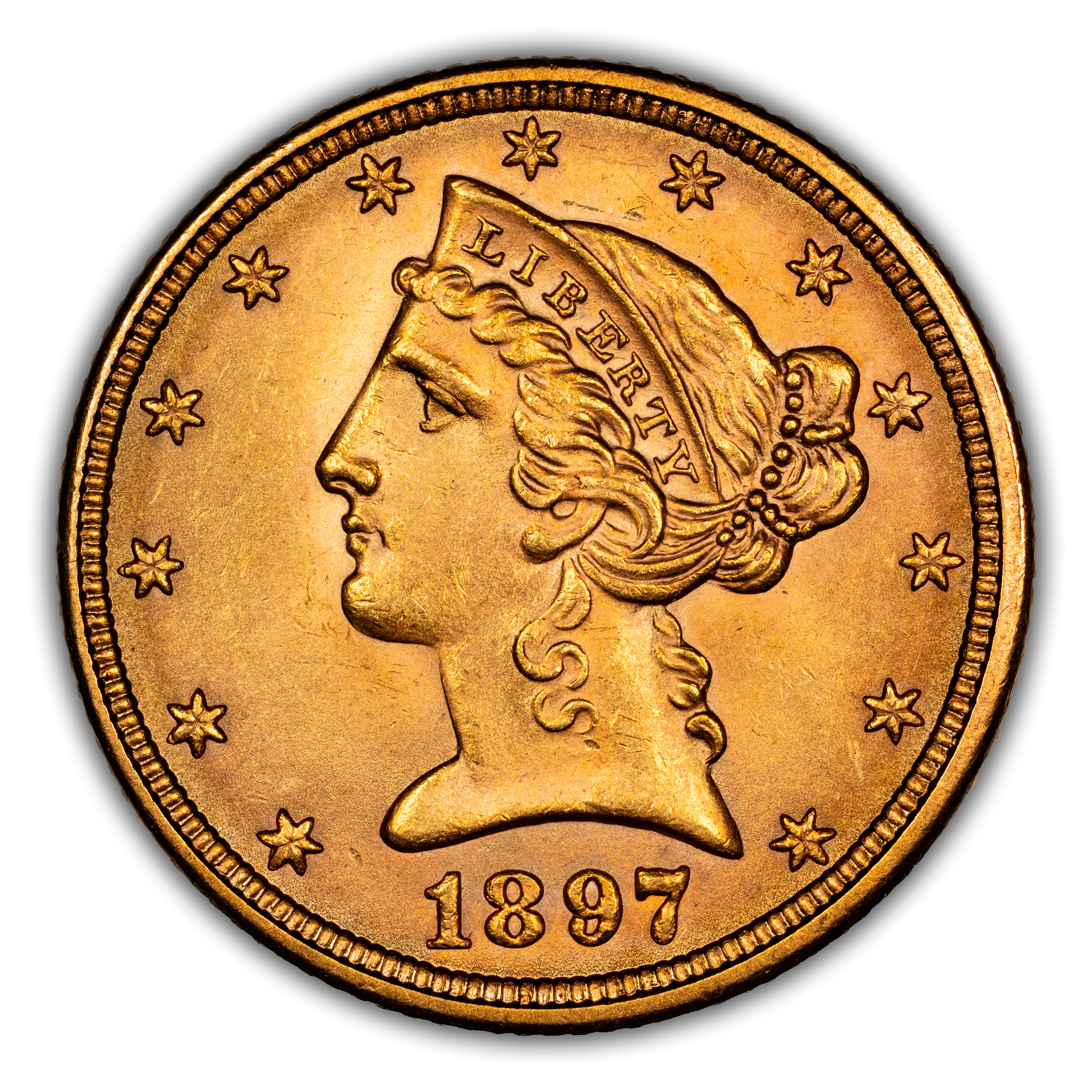 1897 $5 MS