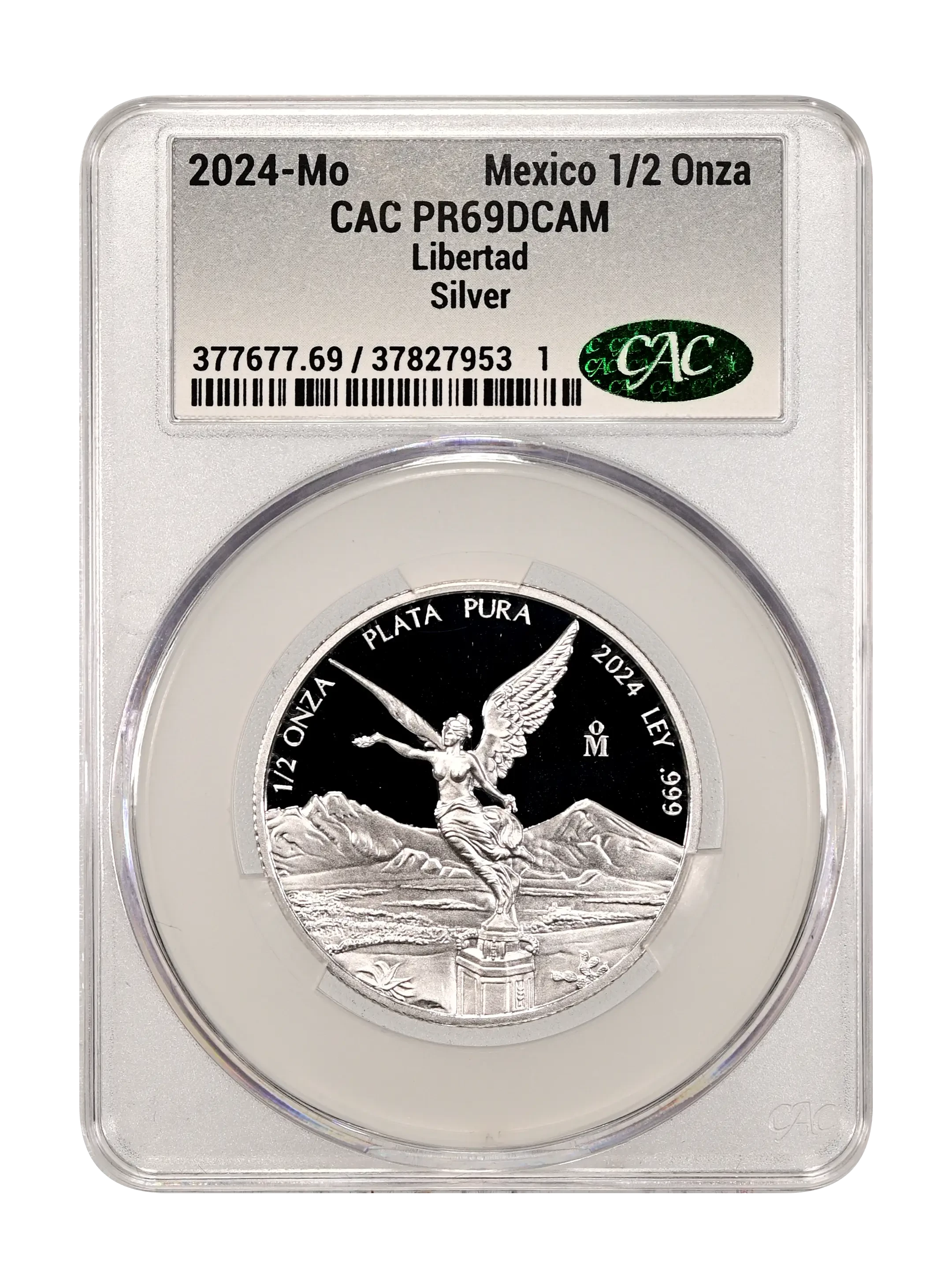 Mexico 1997 Silver 1/2 Onza Libertad, Proof Coin Values & Prices