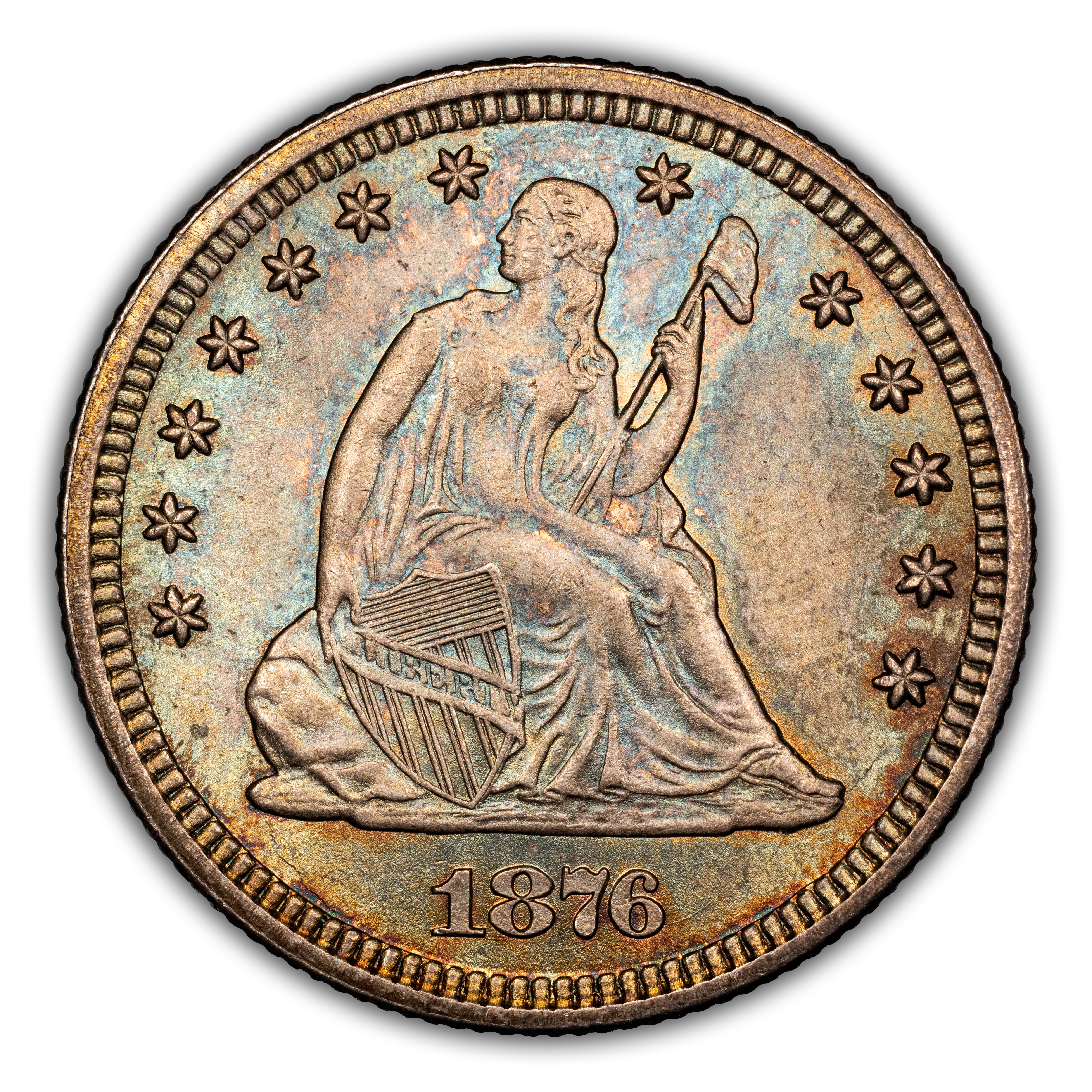 1876 25c MS