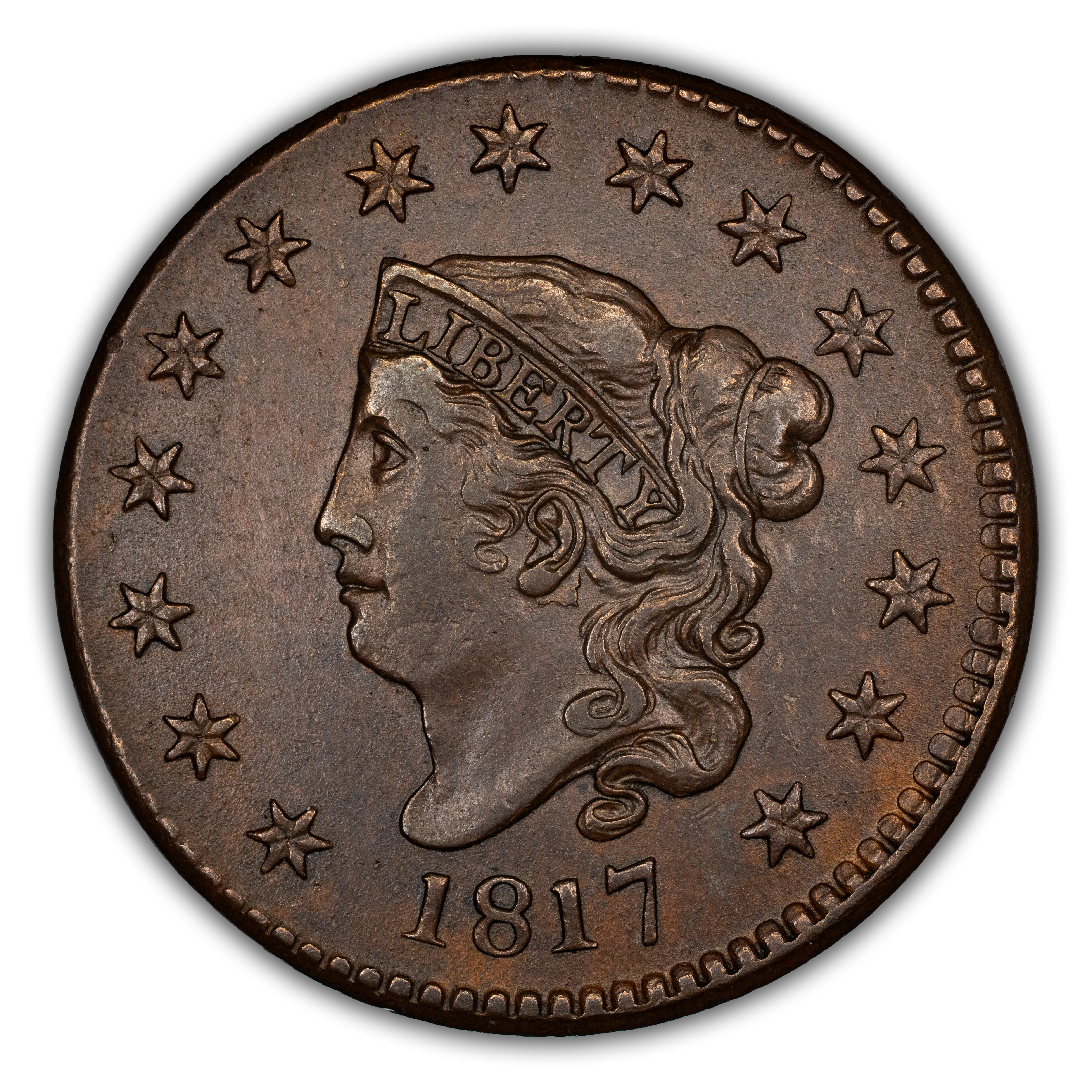 1817 1c 15 Stars, N-16 MS BN