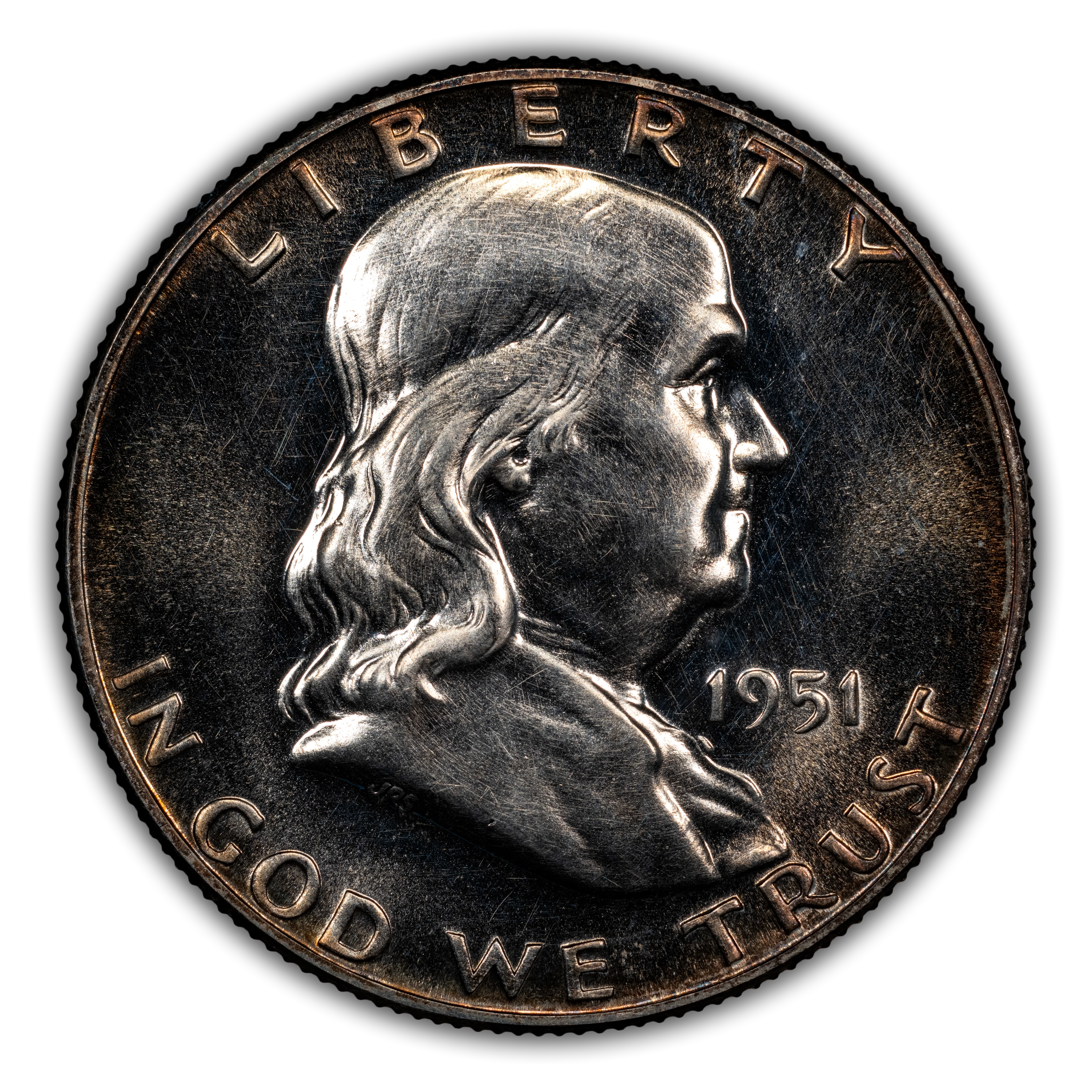 1951 Franklin Half Dollar, Proof Values & Prices | Greysheet