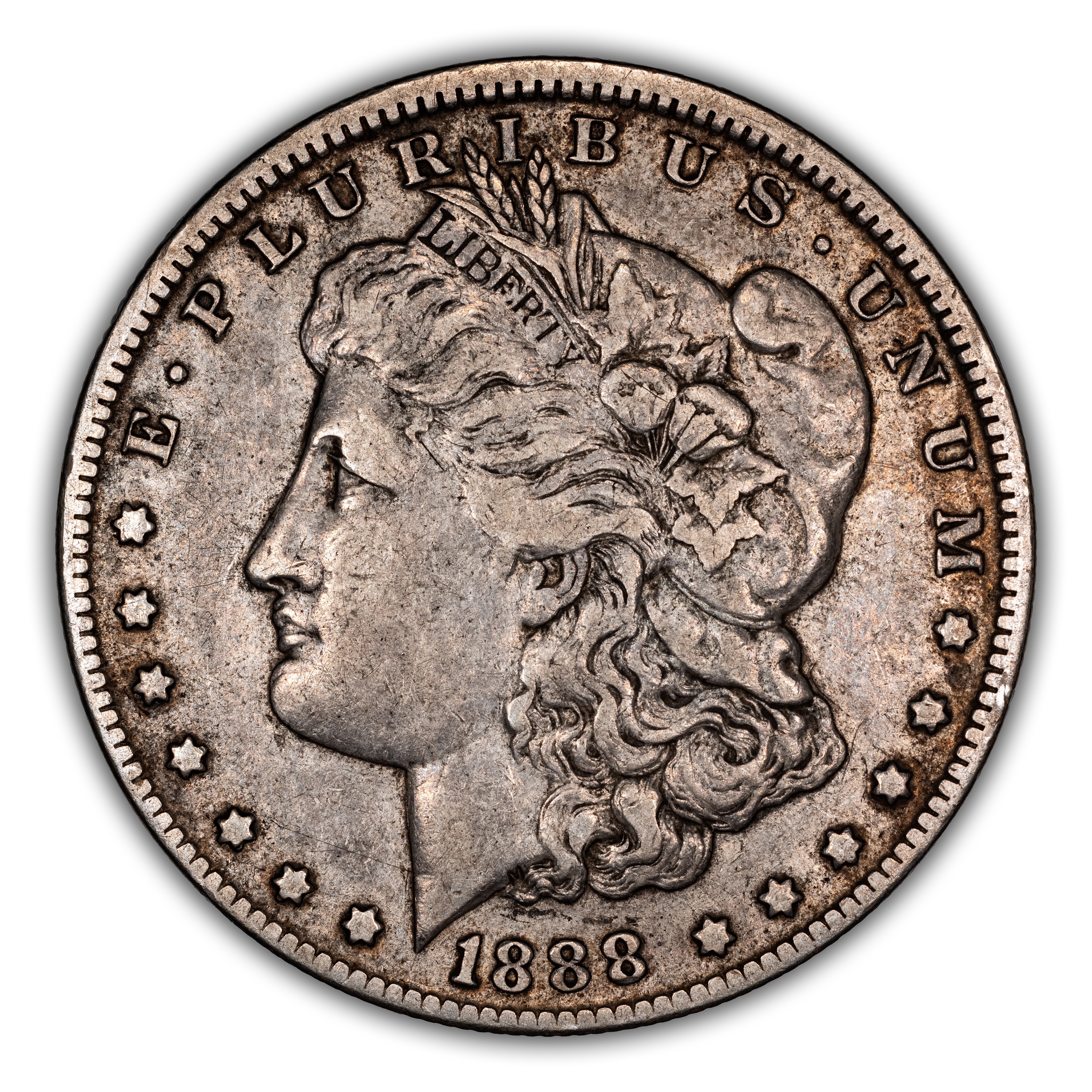 1888-O $1 Hot Lips, VAM-4 MS