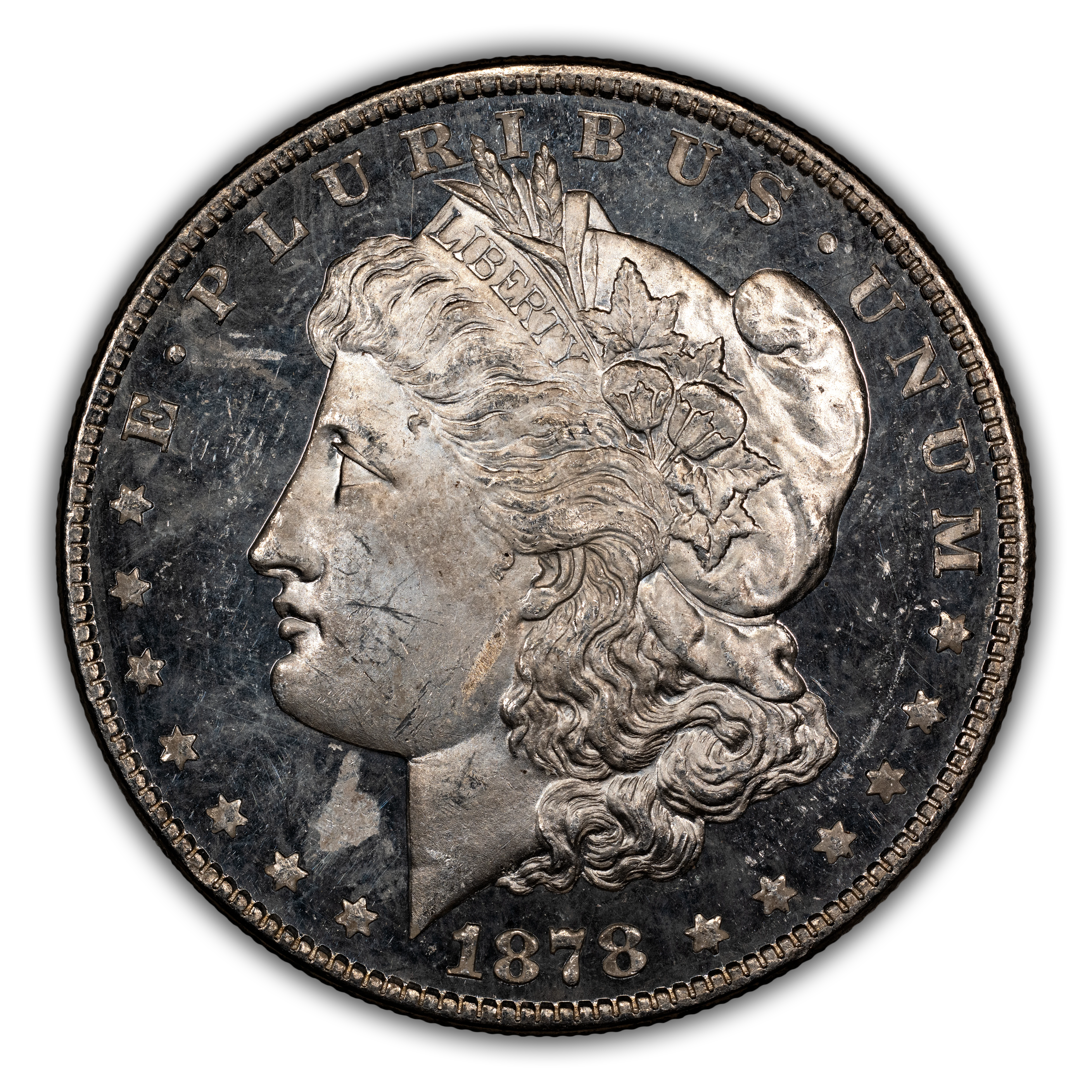 1878 8TF $1 MS PL