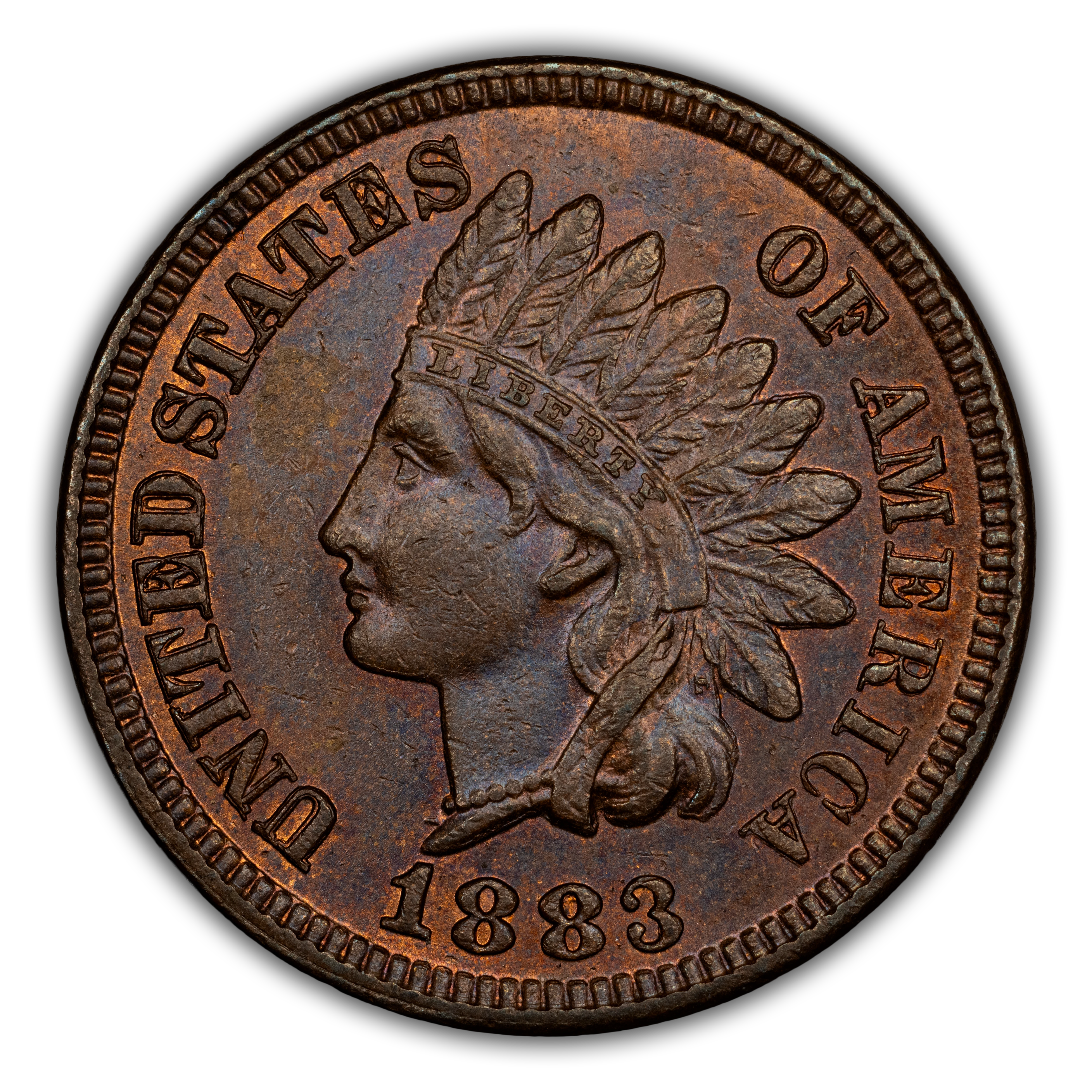 1883 1c Misplaced Date, FS-303, S-1 MS BN