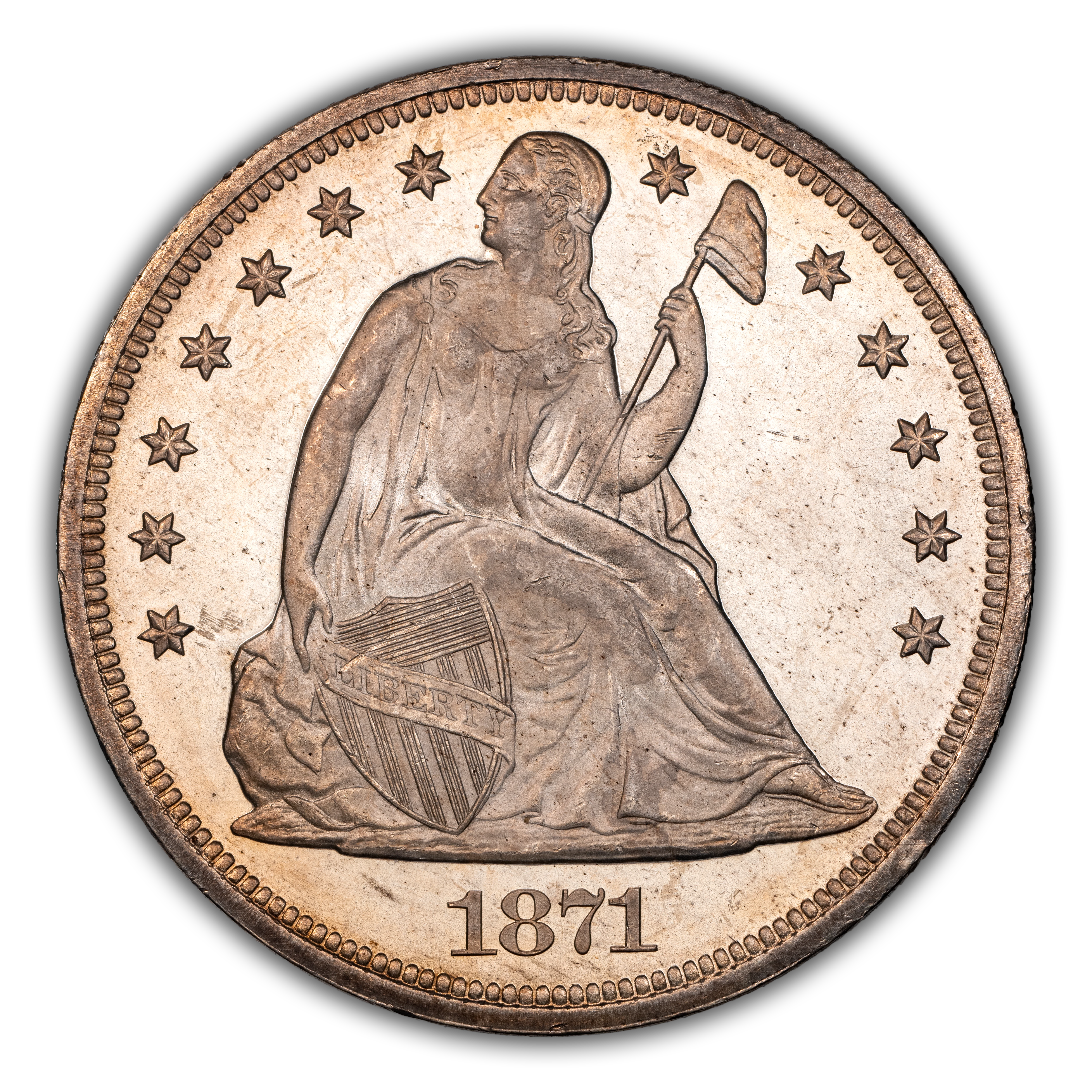 1871 $1 MS